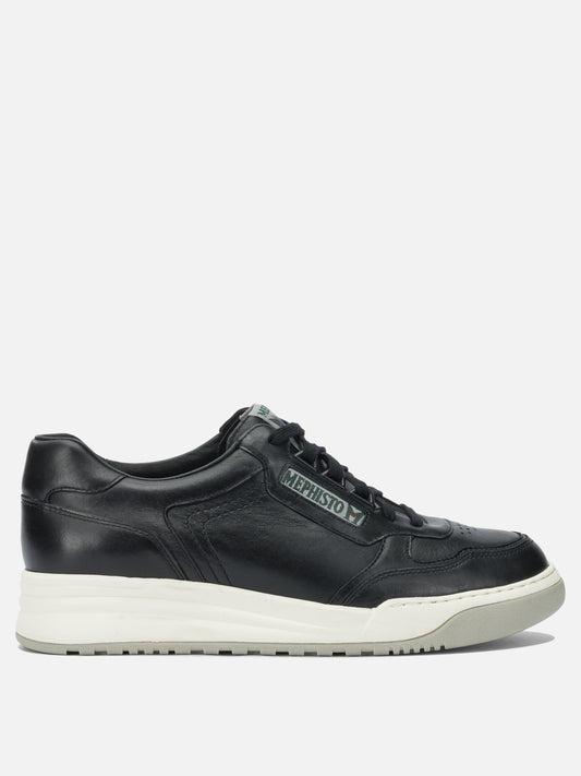 Low top sneakers 100% leather - 100% rubber  Black - Mephisto Men | PLP | VIETTI Online Store 
