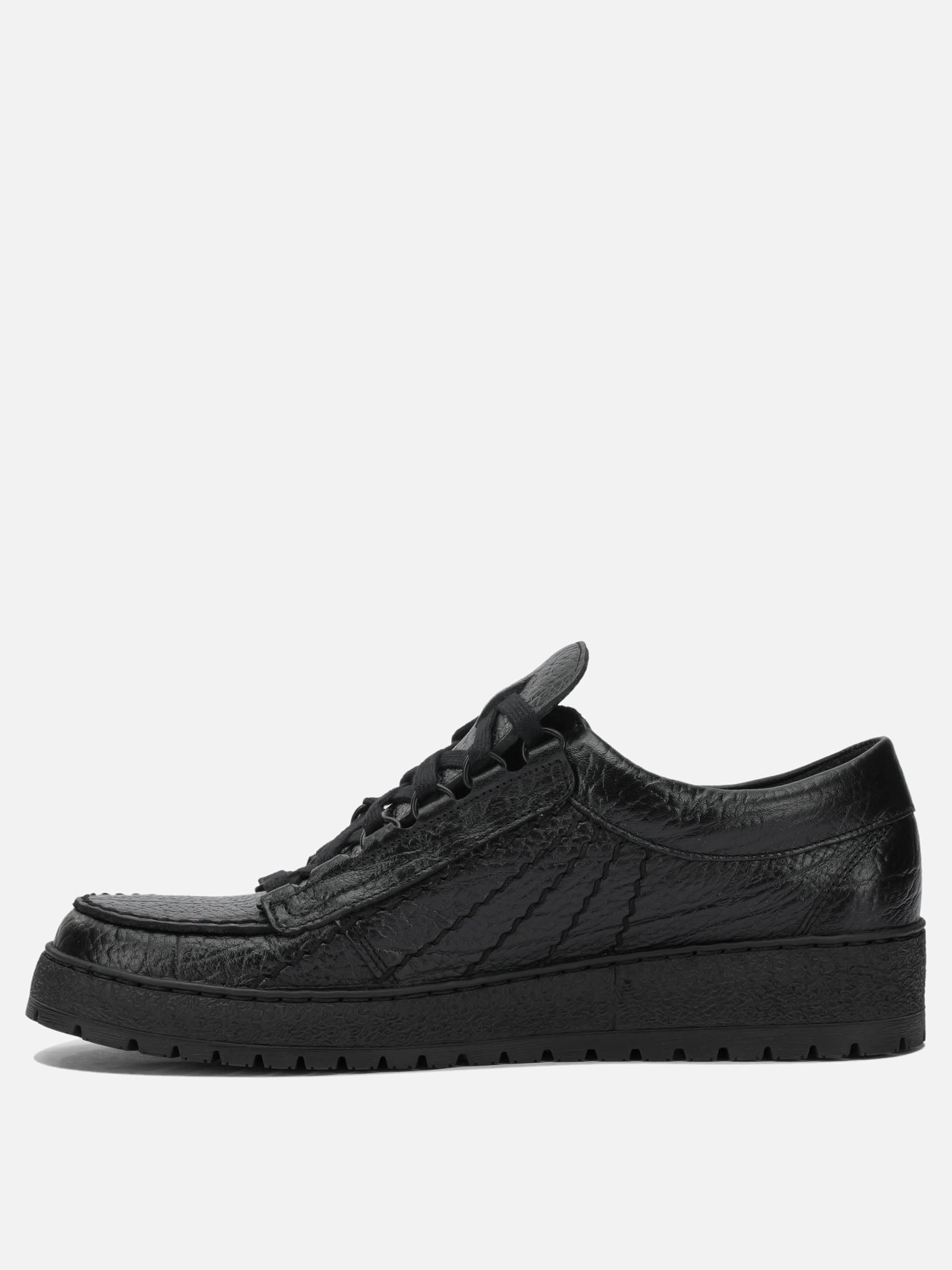 Low top sneakers 100% leather - 100% rubber  Black - Mephisto Men | PDP | VIETTI Online Store | Zoom-Modal_3
