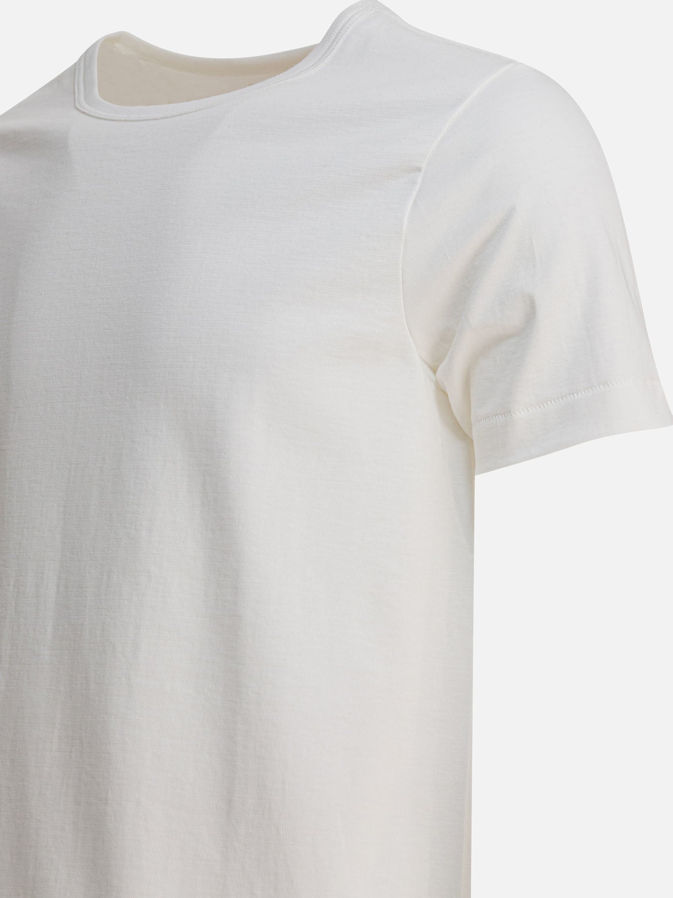 Crewneck t-shirts Solid colour  White - Merz b. Schwanen Men | PDP | VIETTI Online Store | Zoom-Modal_4
