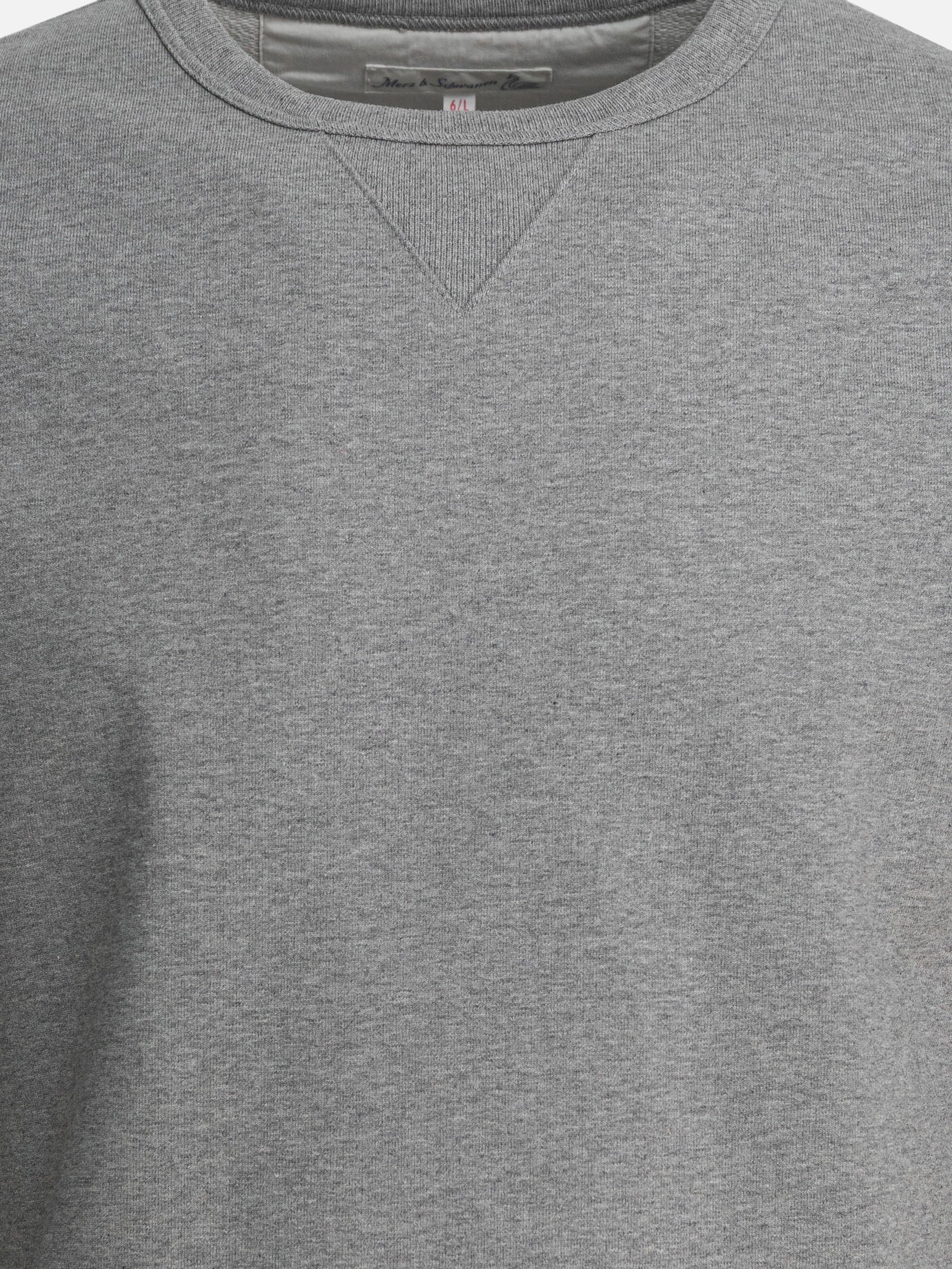 Crewnecks Solid colour  Grey - Merz b. Schwanen Men | PDP | VIETTI Online Store | Zoom-Modal_3

