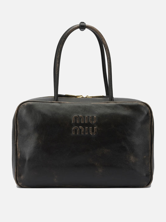Medium bags Logo  Brown - Miu Miu Women | PDP | VIETTI Online Store 
