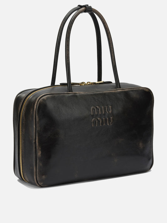 Medium bags Logo  Brown - Miu Miu Women | PDP | VIETTI Online Store | 2
