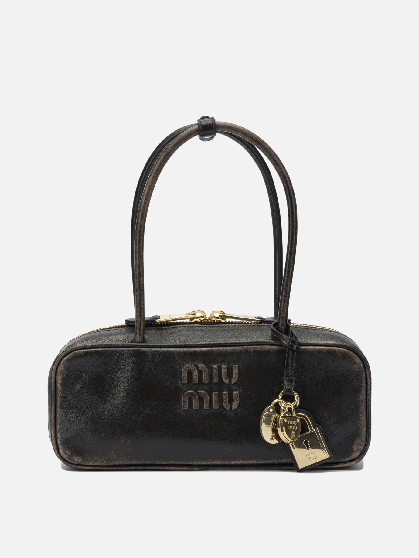 Small bags Logo  Brown - Miu Miu Women | PDP | VIETTI Online Store | Zoom-Modal
