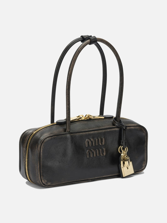 Small bags Logo  Brown - Miu Miu Women | PDP | VIETTI Online Store | 2
