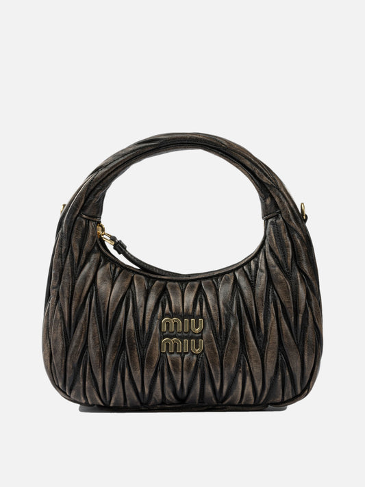 Mini bags 100% lamb leather  Brown - Miu Miu Women | PDP | VIETTI Online Store 
