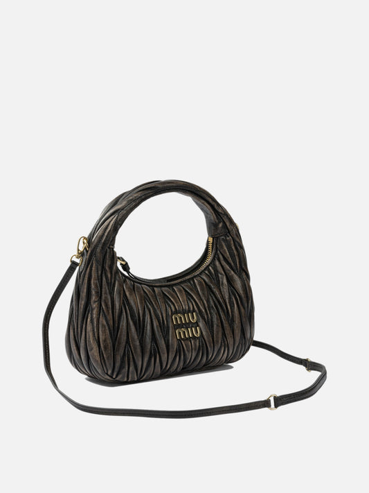Mini bags 100% lamb leather  Brown - Miu Miu Women | PDP | VIETTI Online Store | 2
