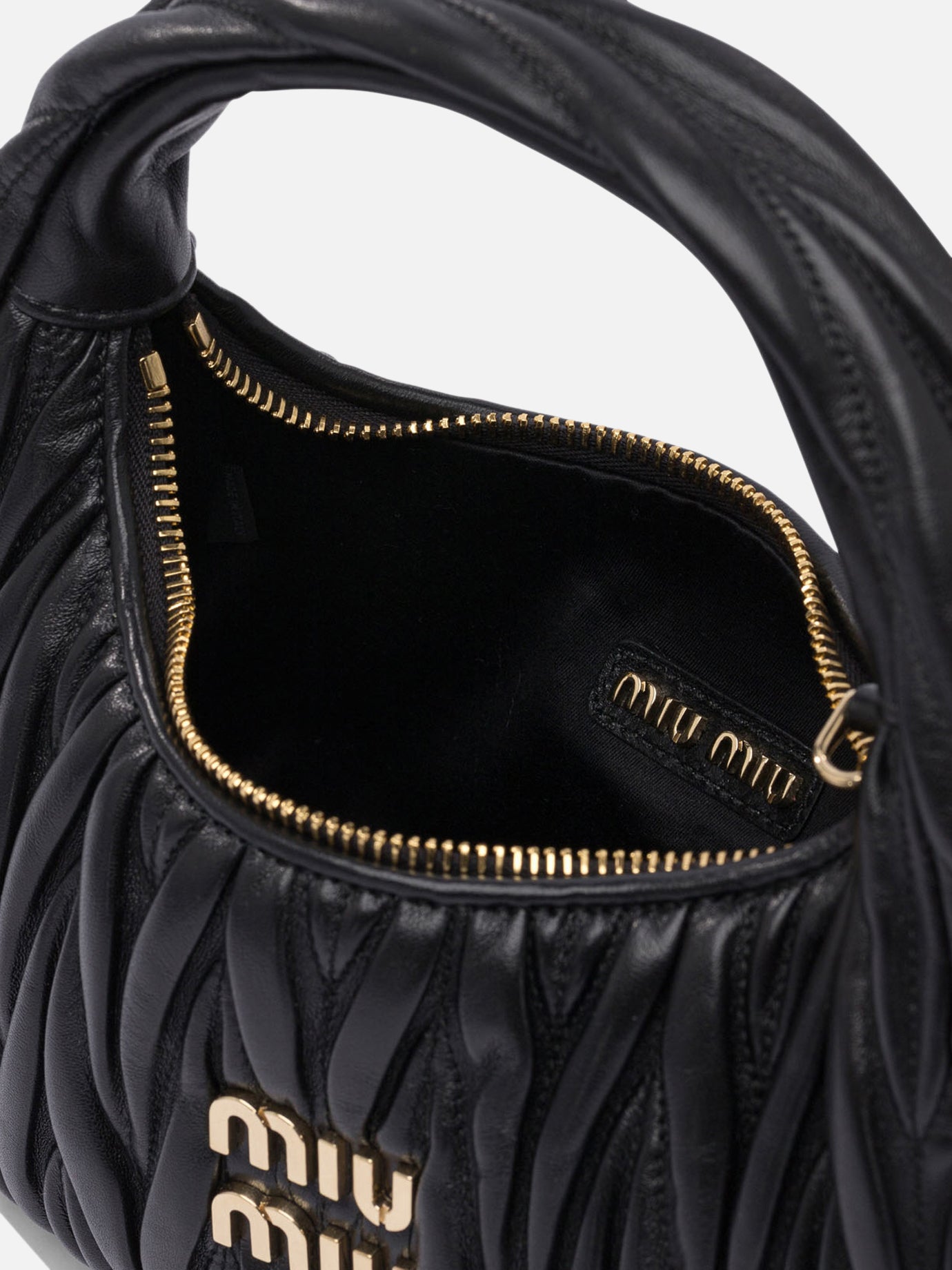 Small bags Logo  Black - Miu Miu Women | PDP | VIETTI Online Store | Zoom-Modal_5
