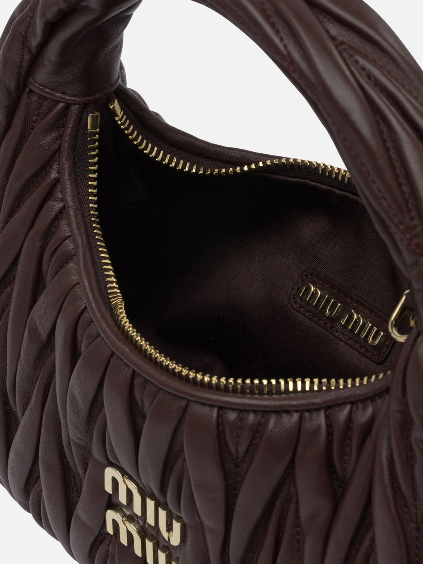 Small bags Logo  Bordeaux - Miu Miu Women | PDP | VIETTI Online Store | Zoom-Modal_5

