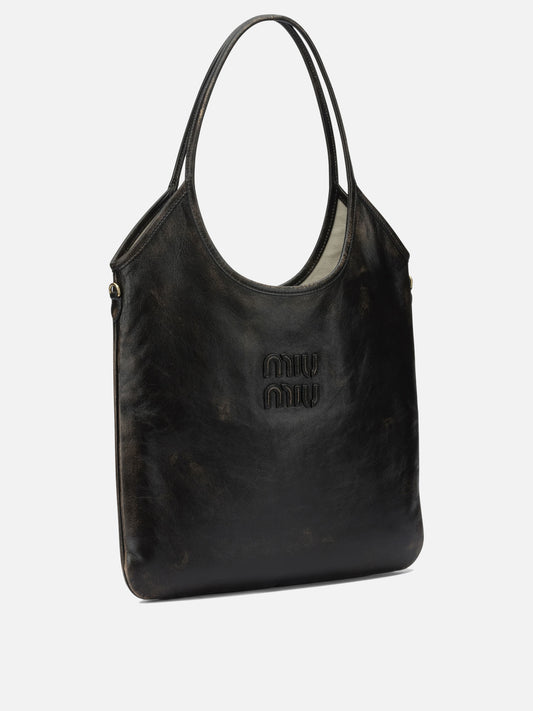 Medium bags Logo  Brown - Miu Miu Women | PDP | VIETTI Online Store | 2
