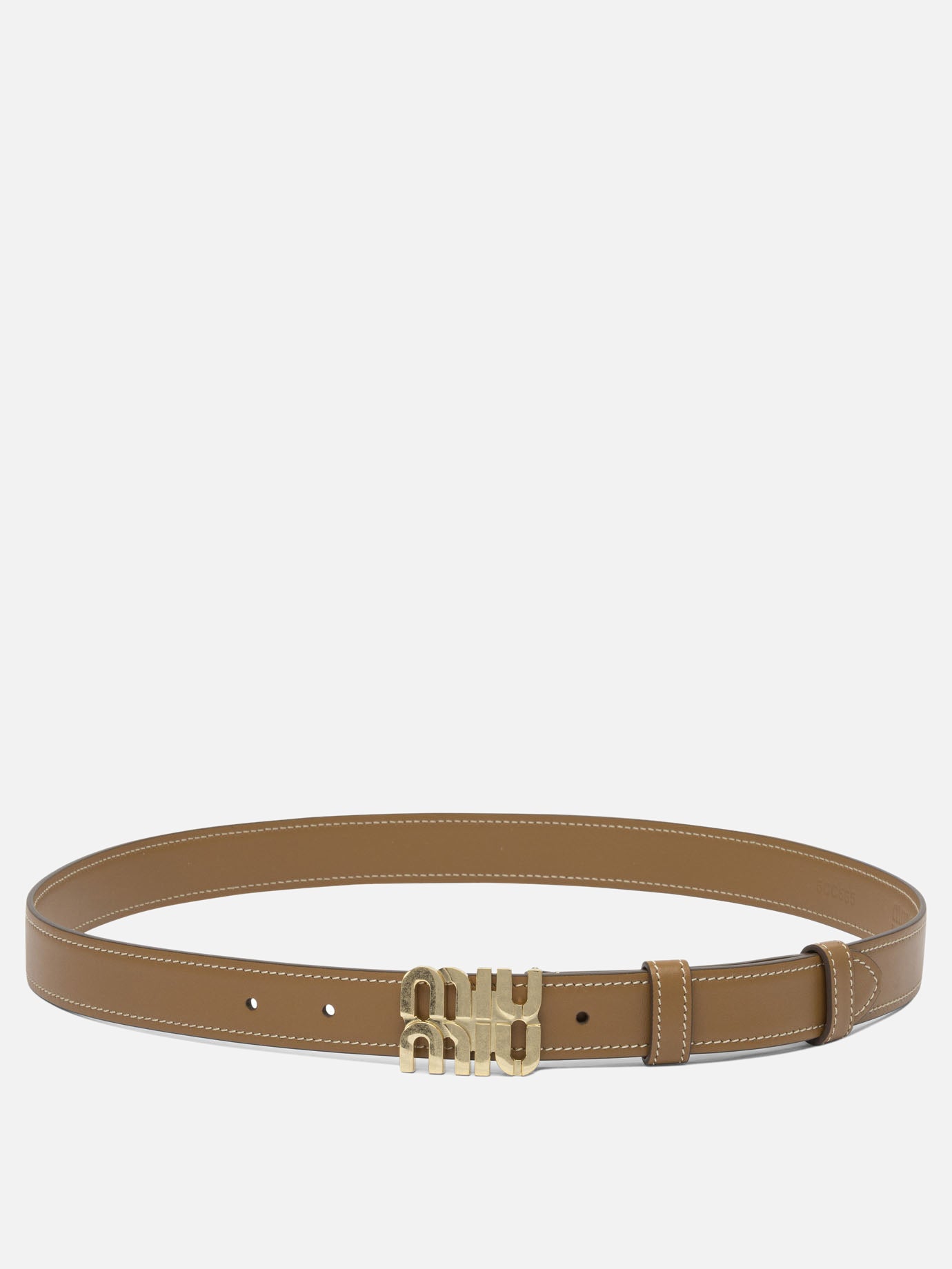 Miu Miu Leather belt Brown