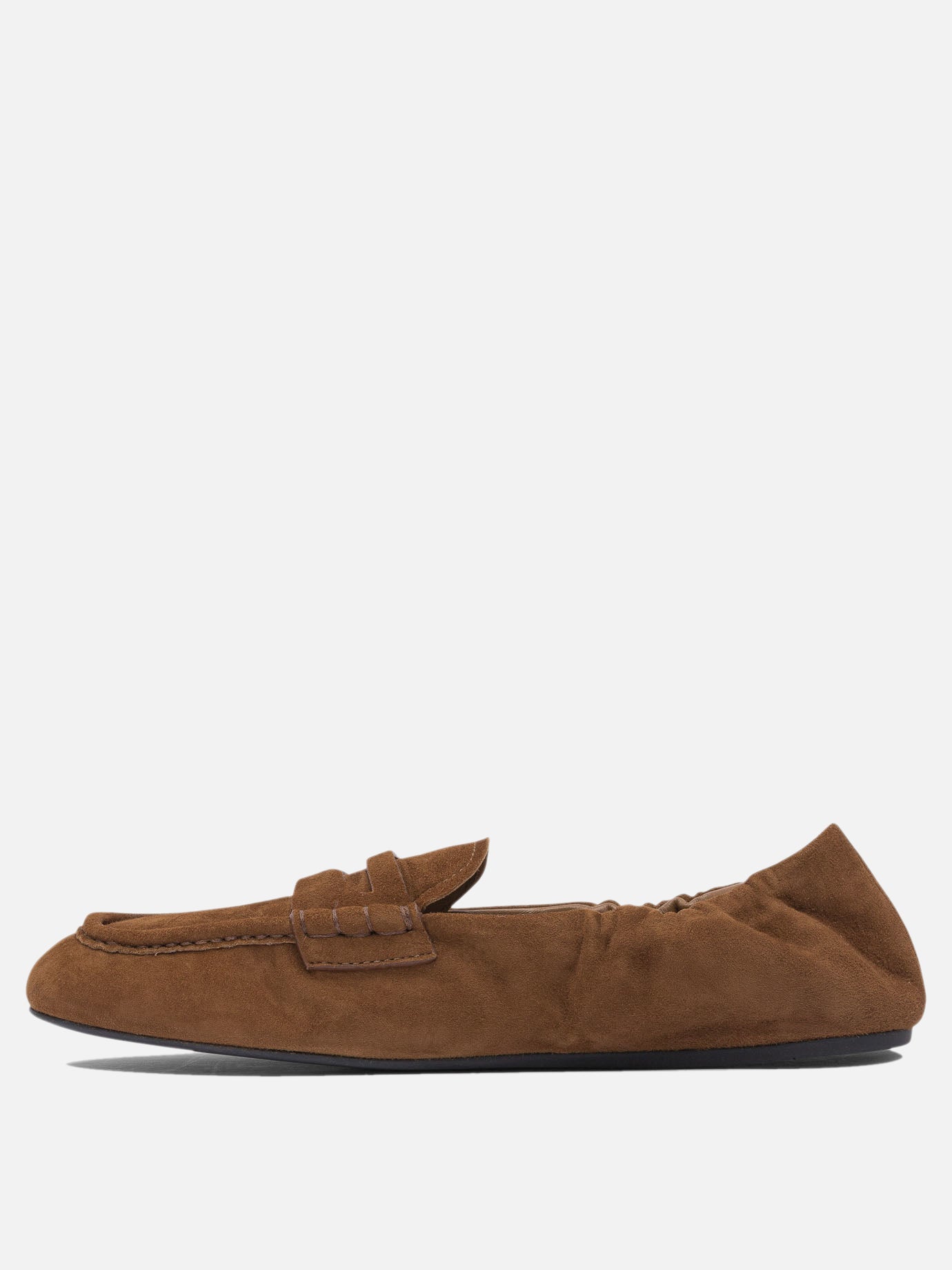 Loafers 100% lamb leather - 100% rubber  Brown - Miu Miu Women | PDP | VIETTI Online Store | thumbnail_3