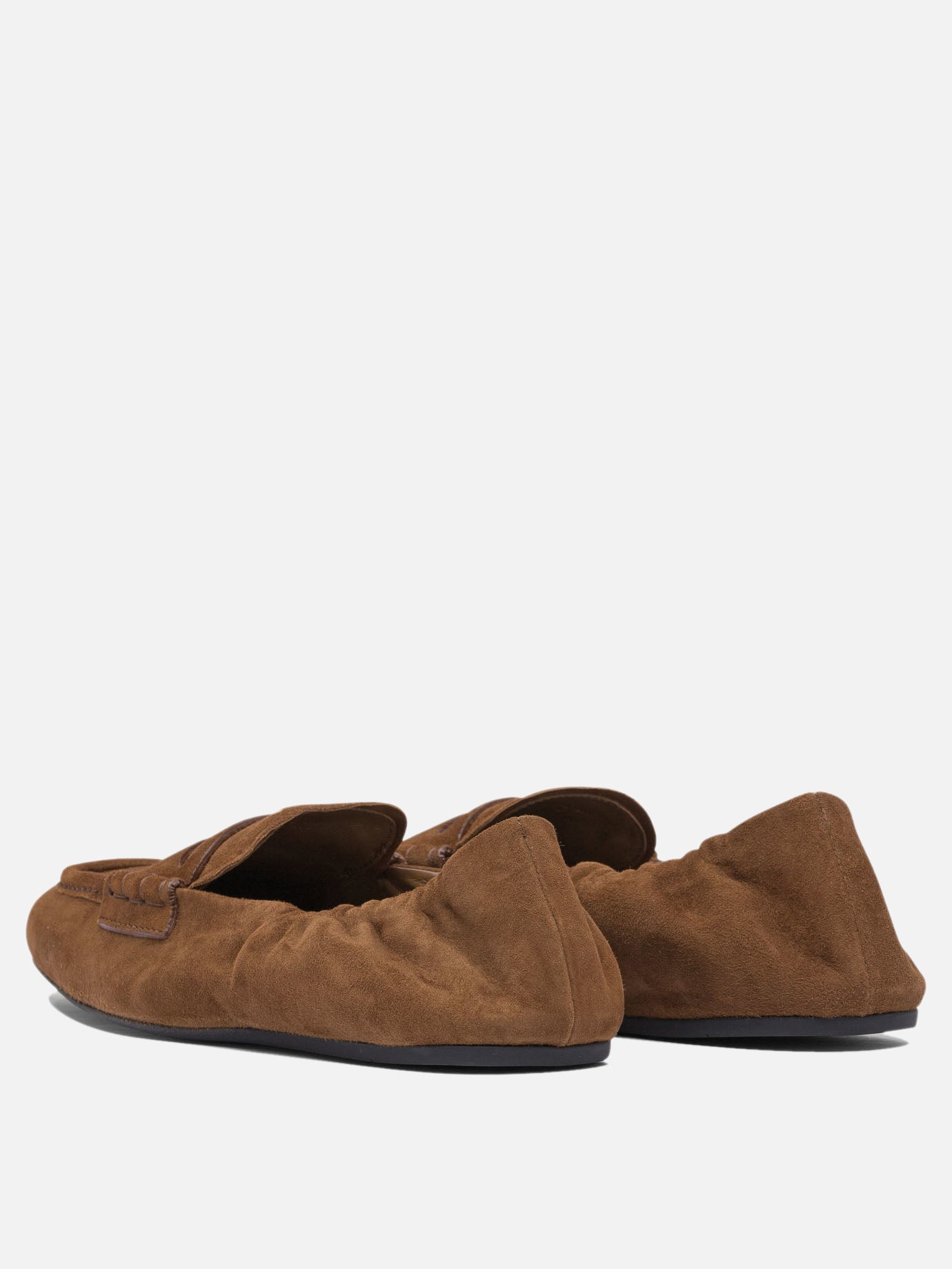 Loafers 100% lamb leather - 100% rubber  Brown - Miu Miu Women | PDP | VIETTI Online Store | thumbnail_4