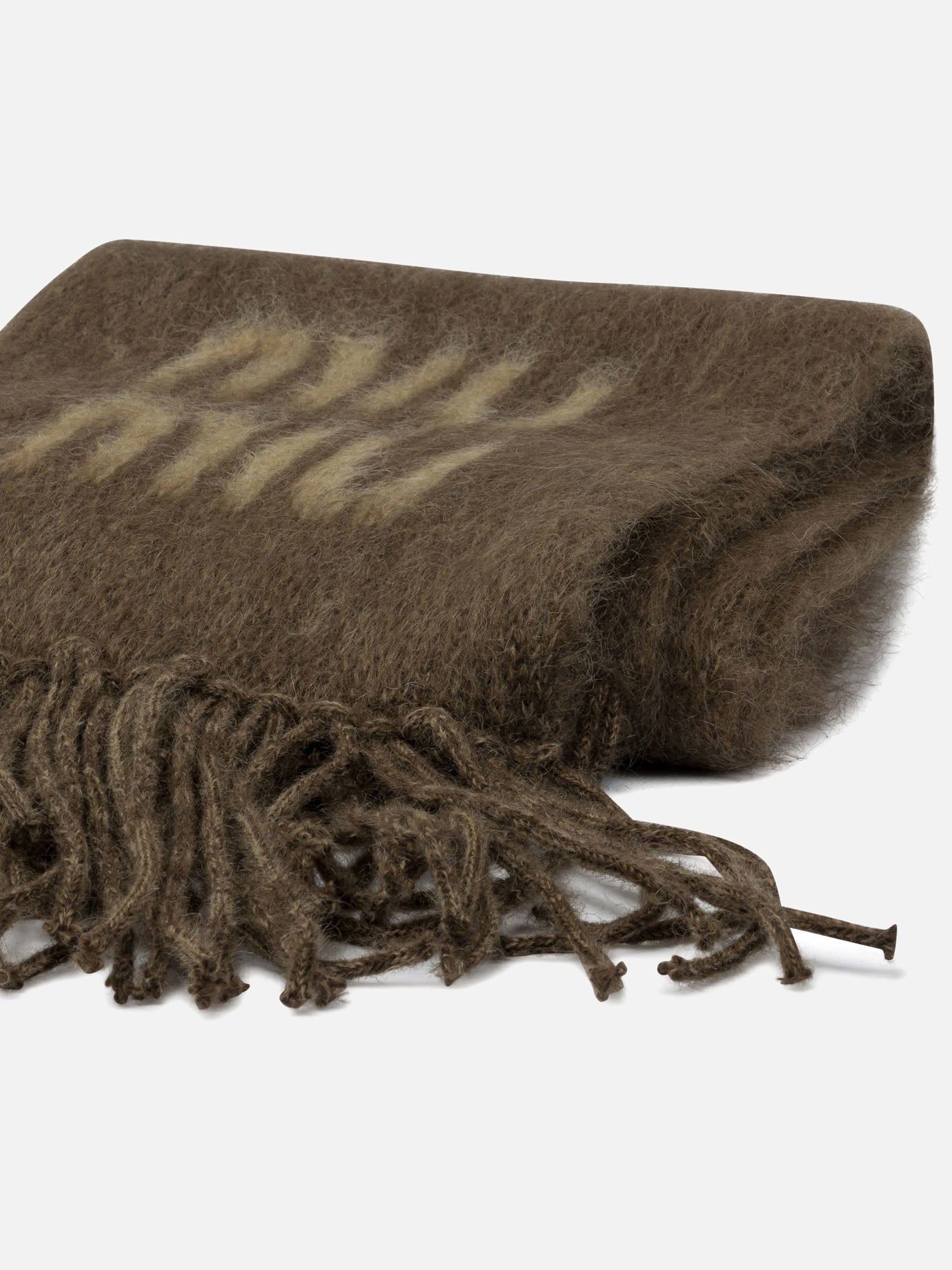 Fringed scarves 5FS062  Brown - Miu Miu Women | PDP | VIETTI Online Store | thumbnail_2