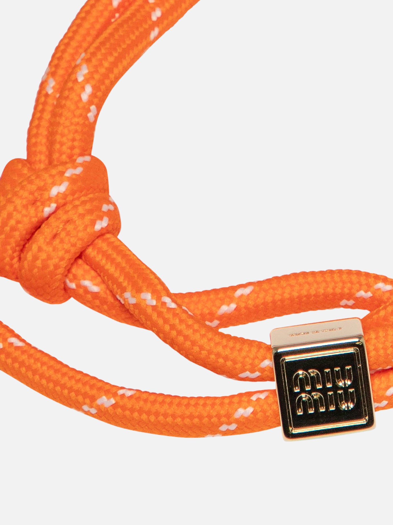 Bracelets & Anklets 100% cotton  Orange - Miu Miu Women | PDP | VIETTI Online Store | thumbnail_2