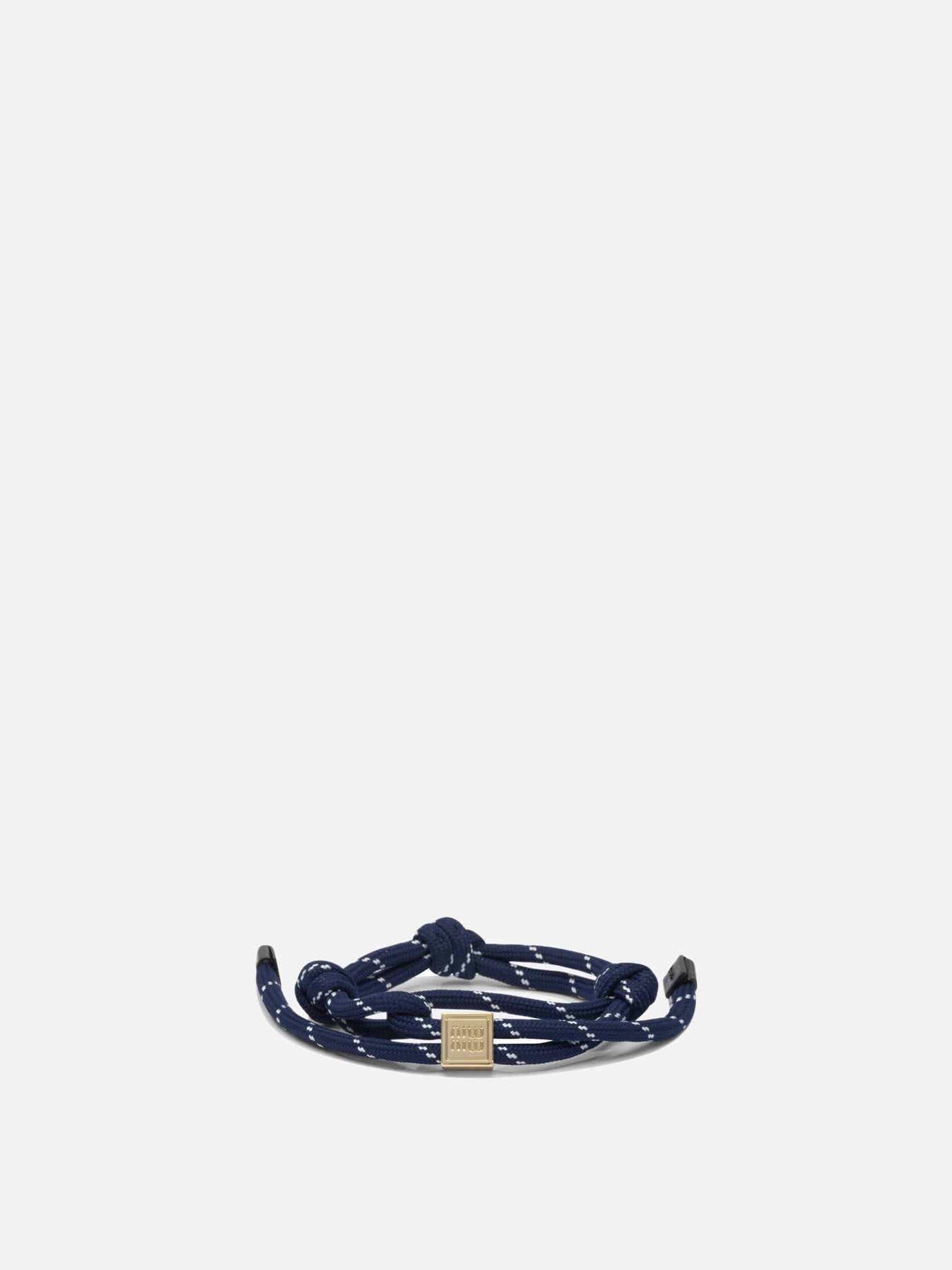 Bracelets & Anklets 100% cotton  Blue - Miu Miu Women | PDP | VIETTI Online Store | thumbnail