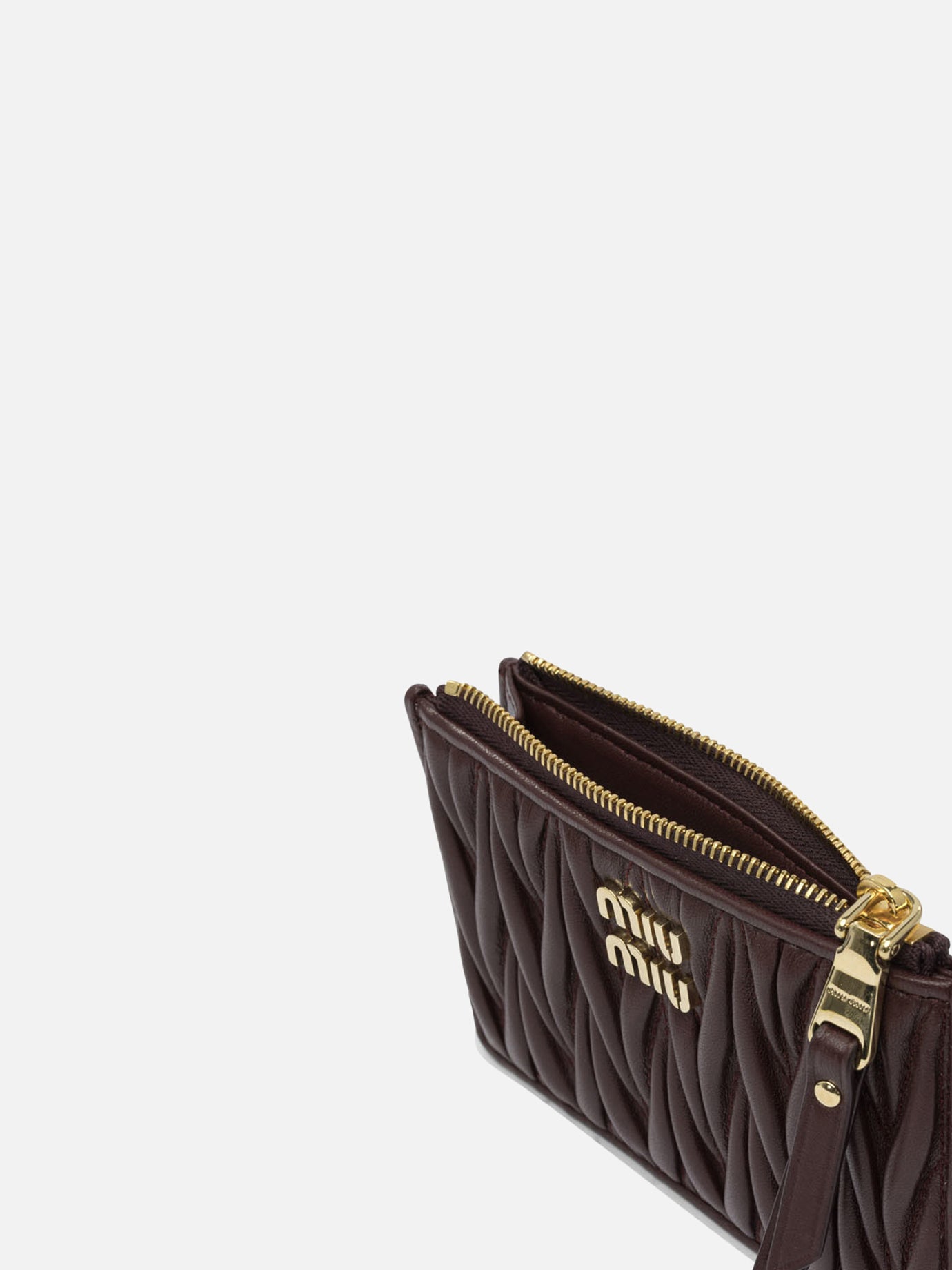 Card holders 100% lamb leather  Bordeaux - Miu Miu Women | PDP | VIETTI Online Store | thumbnail_5