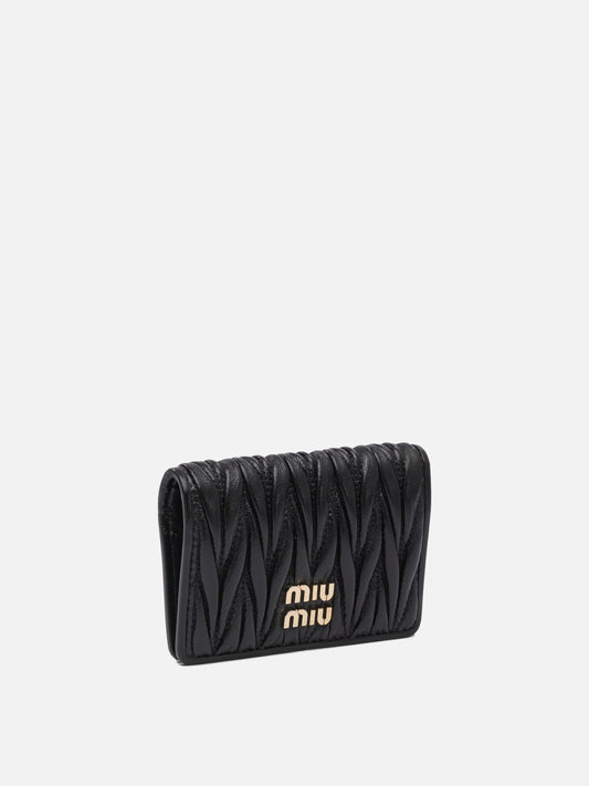 Card holders Logo  Black - Miu Miu Women | PDP | VIETTI Online Store | 2
