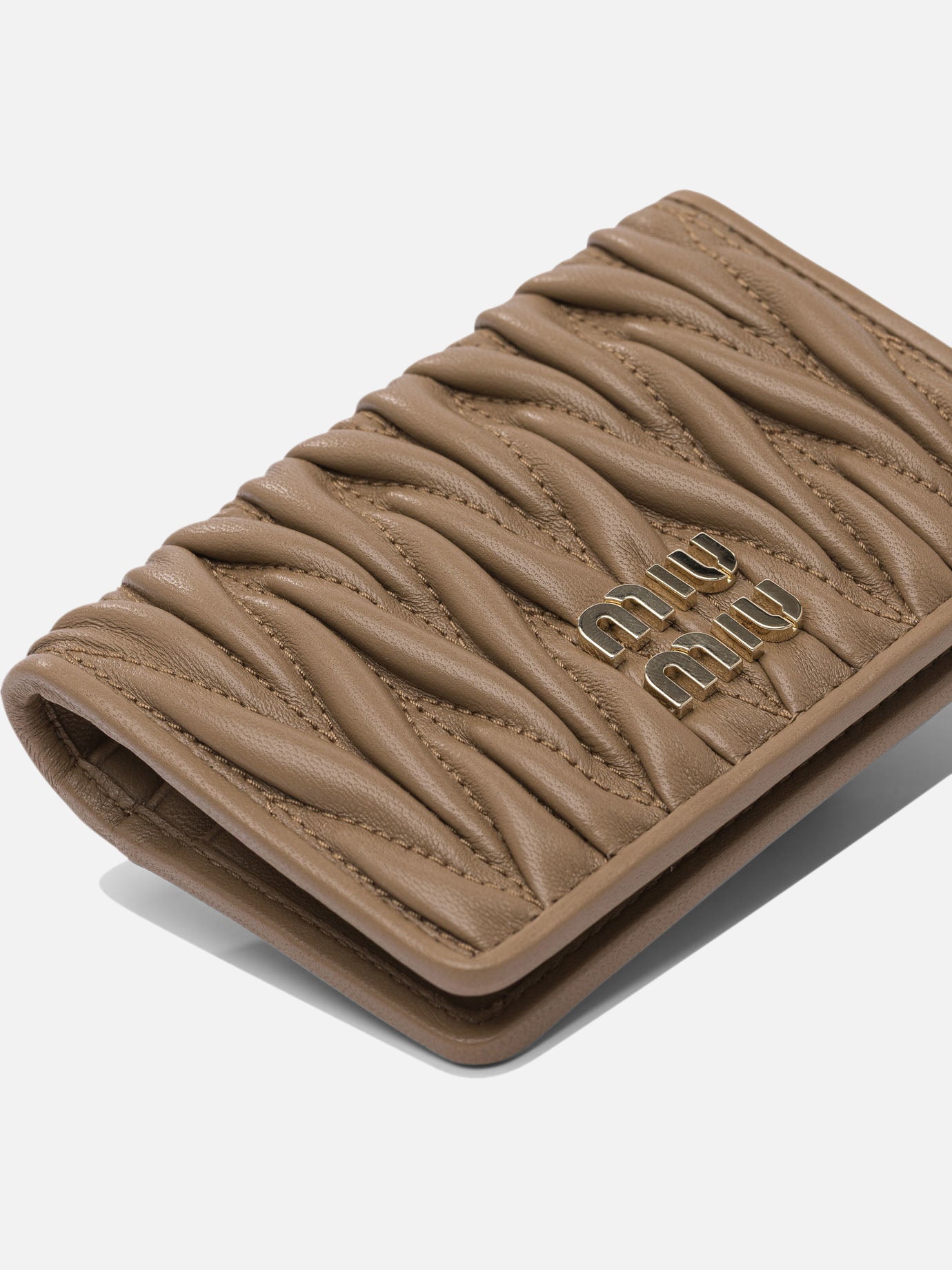 Card holders Logo  Brown - Miu Miu Women | PDP | VIETTI Online Store | Zoom-Modal_4
