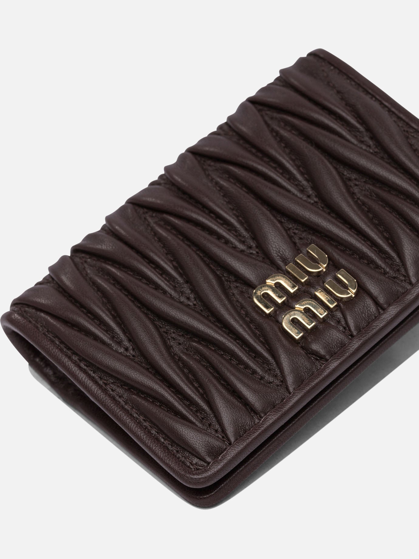 Card holders Logo  Brown - Miu Miu Women | PDP | VIETTI Online Store | thumbnail_4