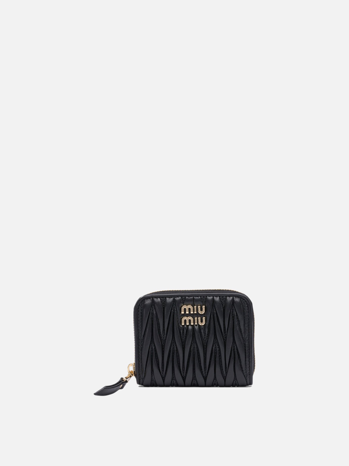 Wallets Logo  Black - Miu Miu Women | PDP | VIETTI Online Store | thumbnail