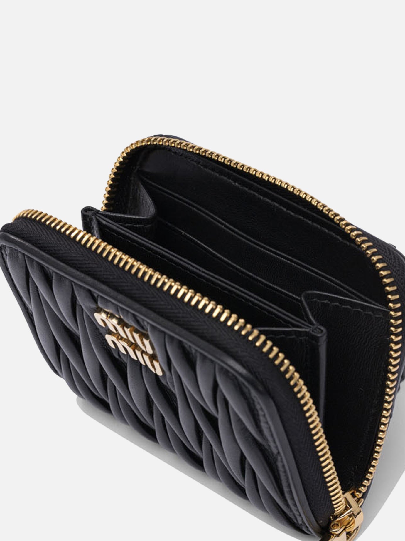 Wallets Logo  Black - Miu Miu Women | PDP | VIETTI Online Store | Zoom-Modal_5
