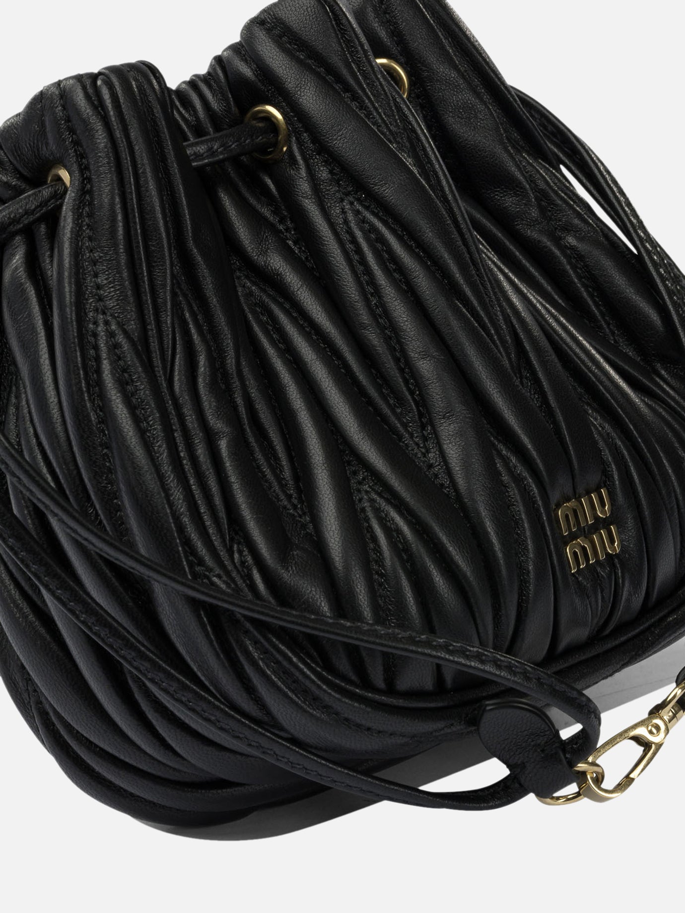 Mini bags 100% lamb leather  Black - Miu Miu Women | PDP | VIETTI Online Store | thumbnail_4