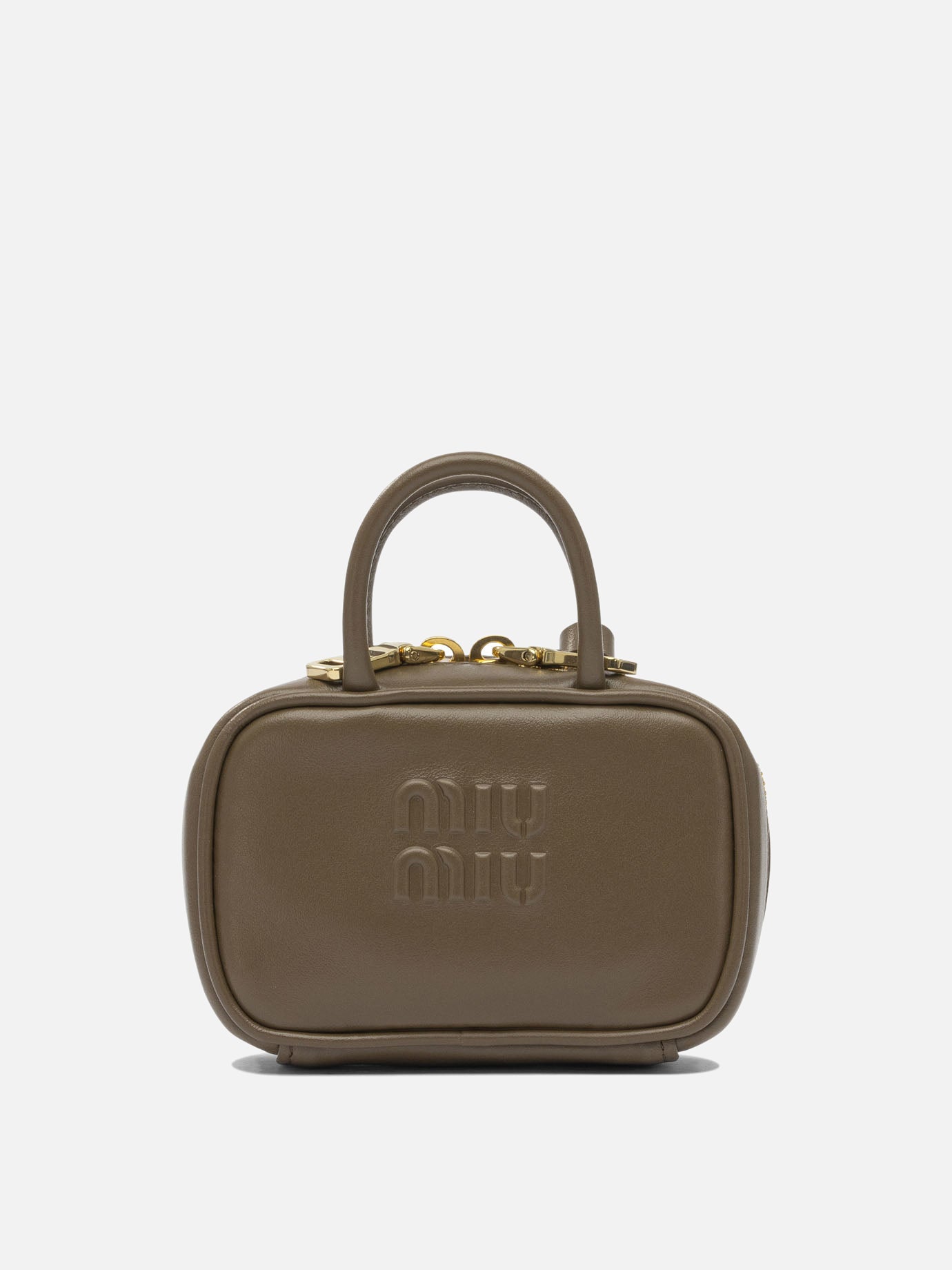 Charms 100% calf leather  Green - Miu Miu Women | PDP | VIETTI Online Store | thumbnail