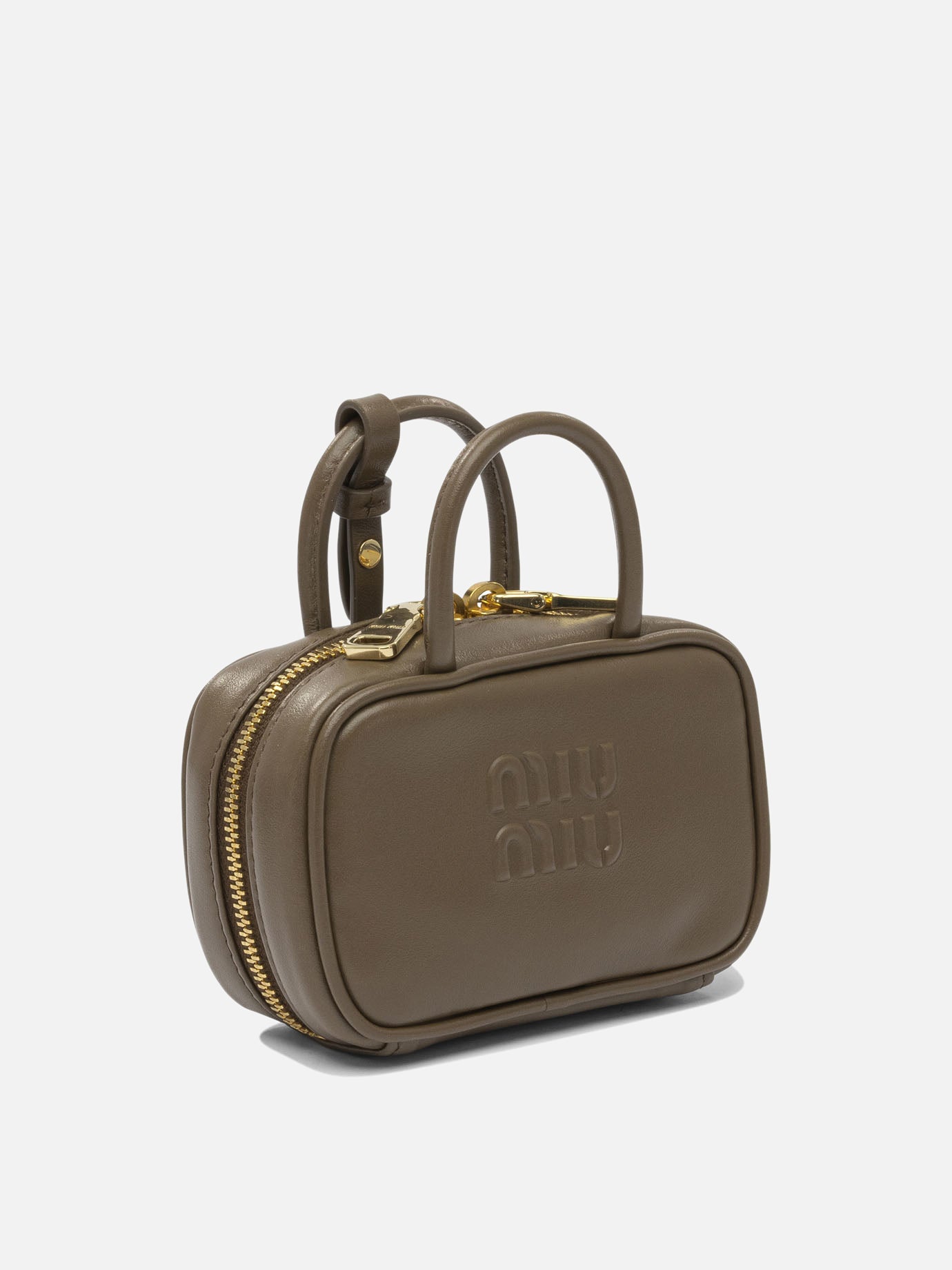 Charms 100% calf leather  Green - Miu Miu Women | PDP | VIETTI Online Store | Zoom-Modal_2
