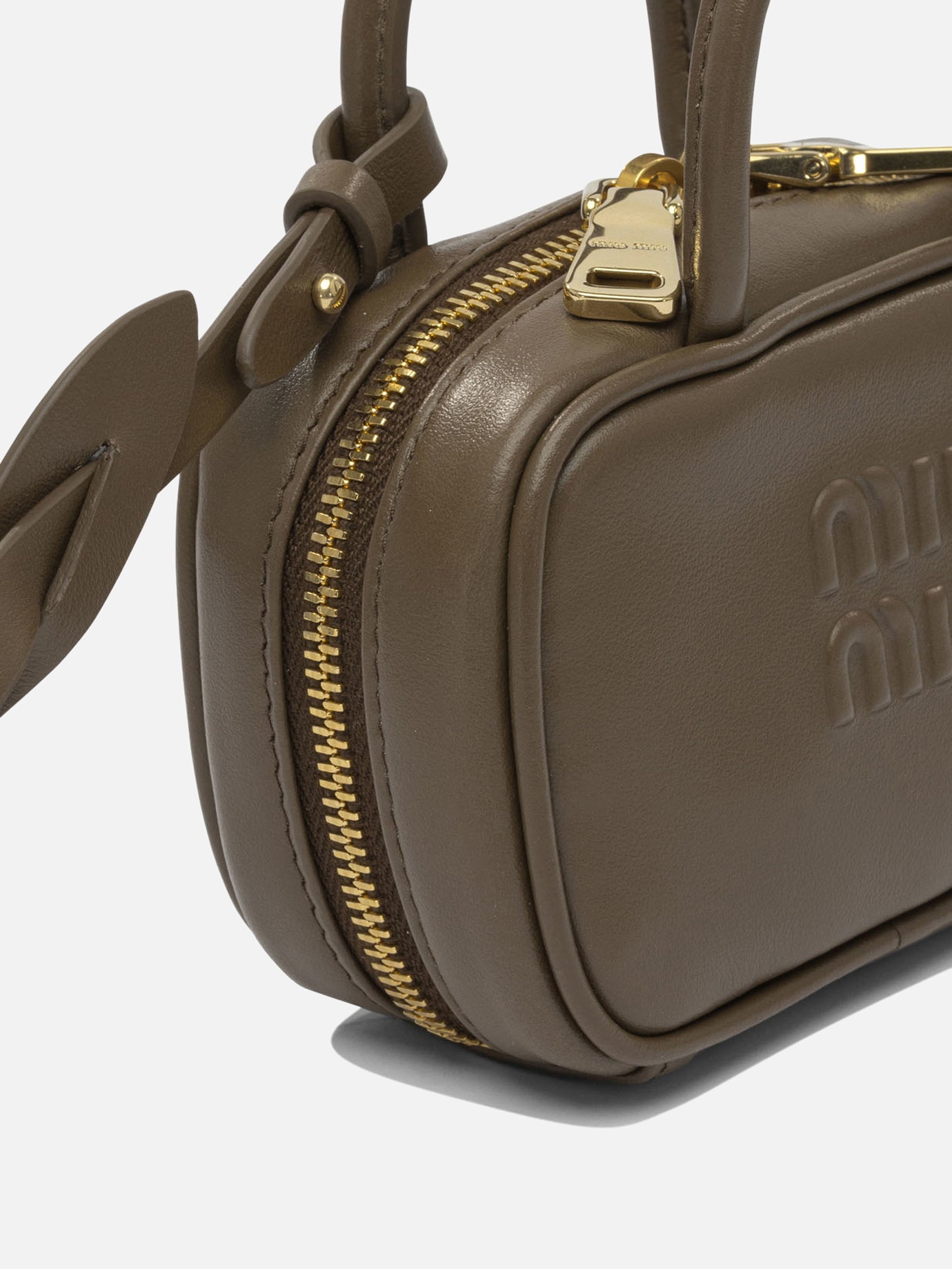 Charms 100% calf leather  Green - Miu Miu Women | PDP | VIETTI Online Store | thumbnail_4