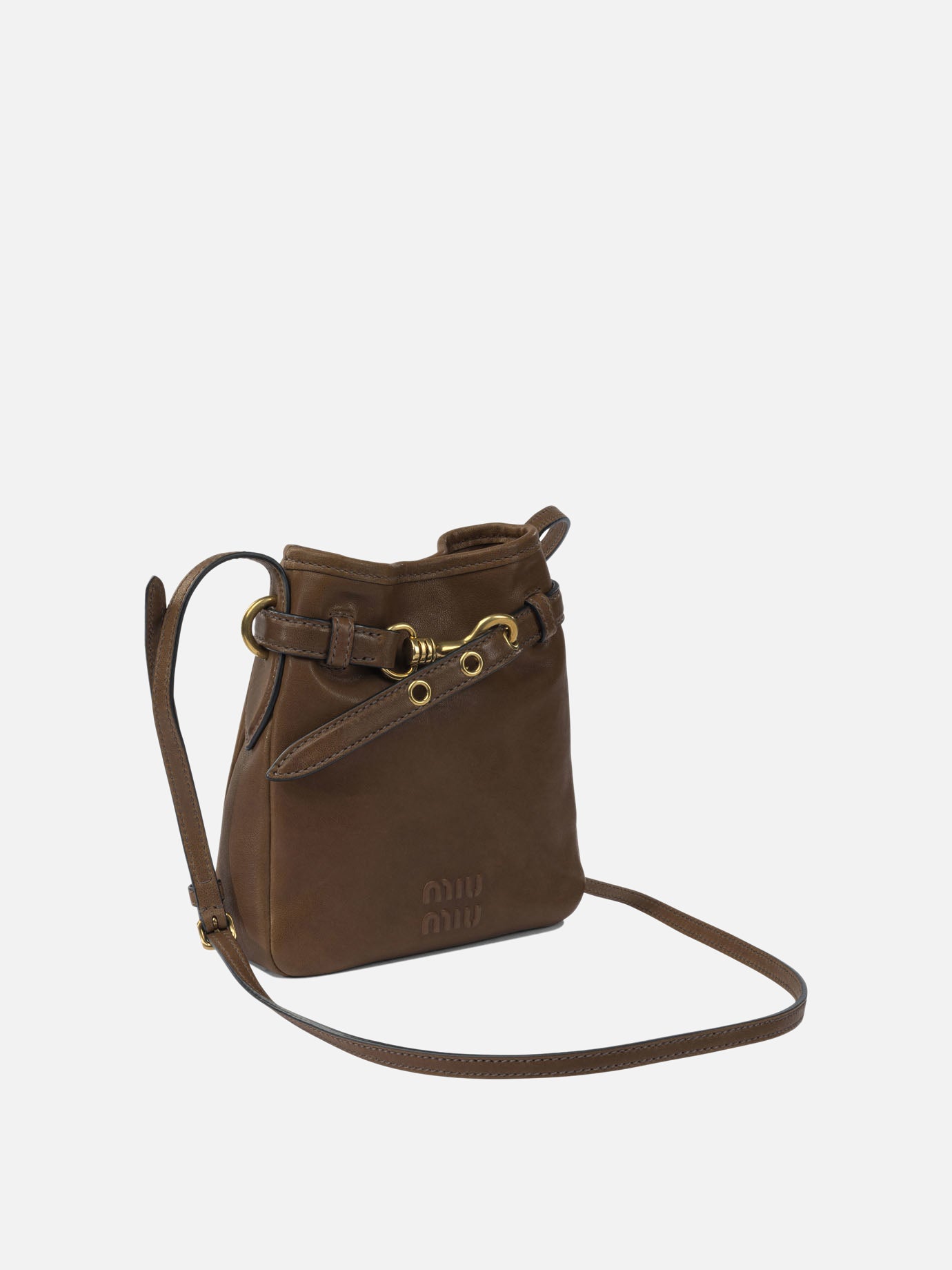 Small bags 100% lamb leather  Brown - Miu Miu Women | PDP | VIETTI Online Store | Zoom-Modal_2
