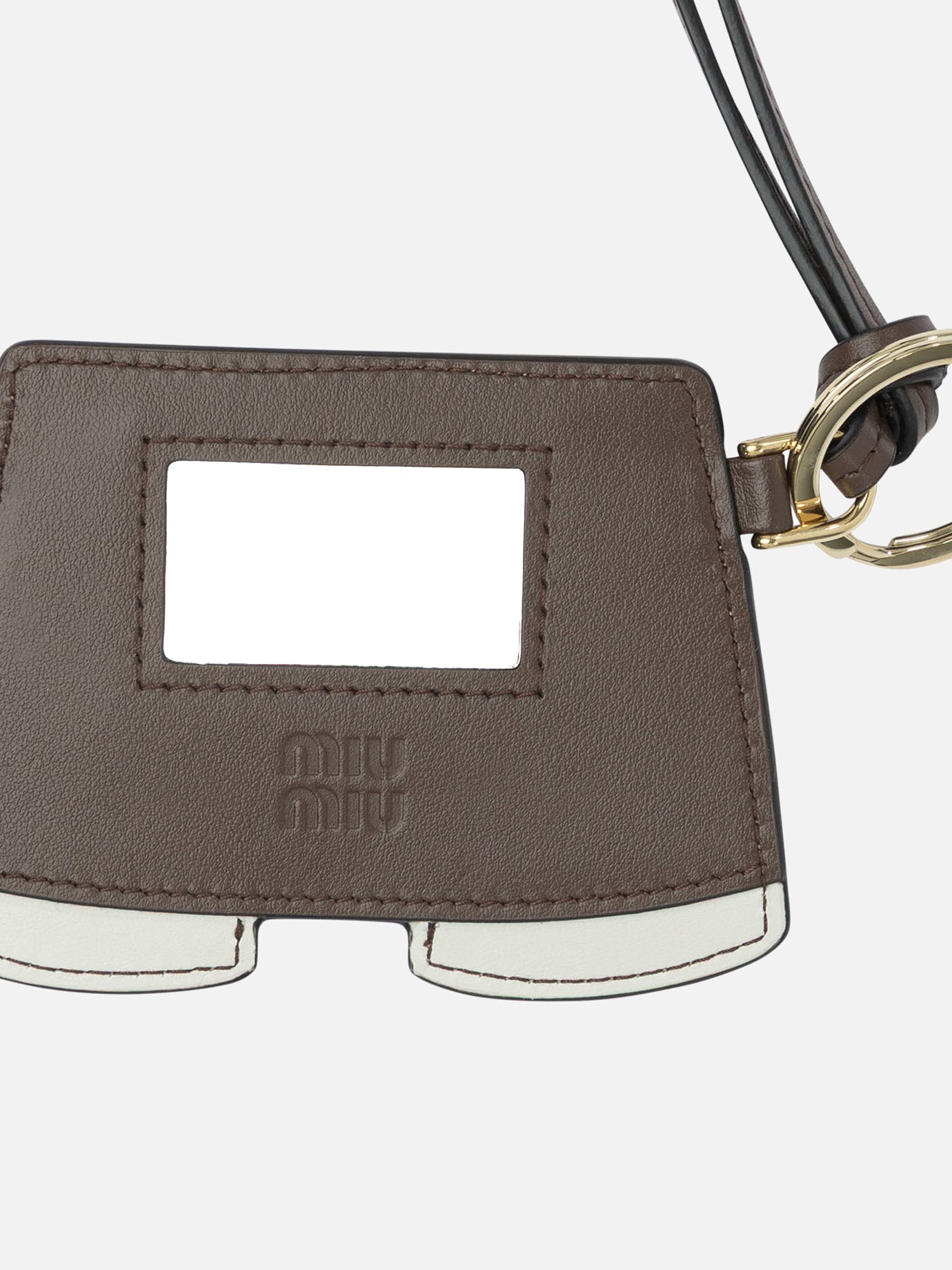 Charms 100% lamb leather  Brown - Miu Miu Women | PDP | VIETTI Online Store | Zoom-Modal_2
