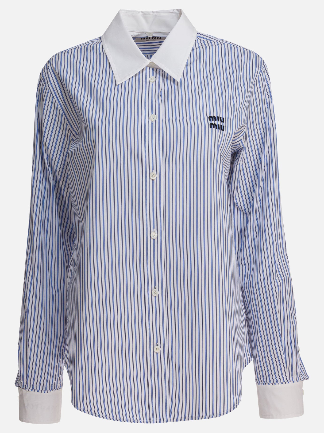 Casual shirts Logo  White - Miu Miu Women | PDP | VIETTI Online Store | thumbnail