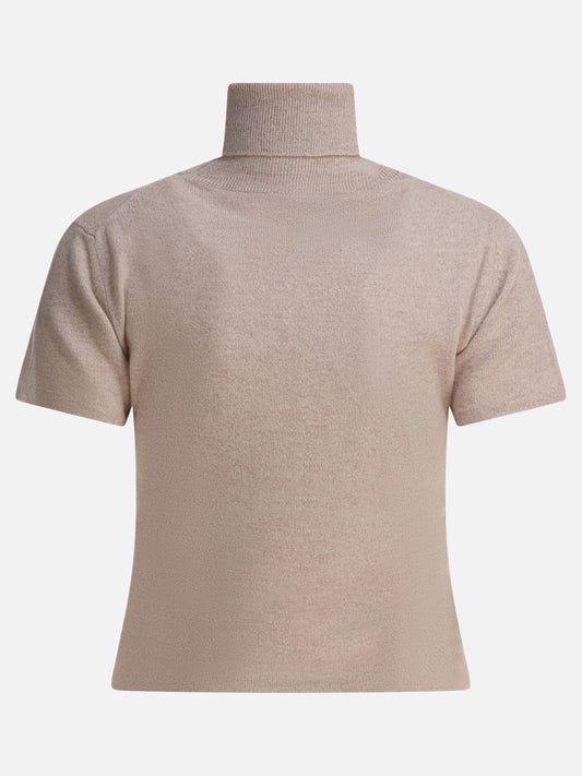 Turtleneck sweaters Logo  Beige - Miu Miu Women | PDP | VIETTI Online Store | 2
