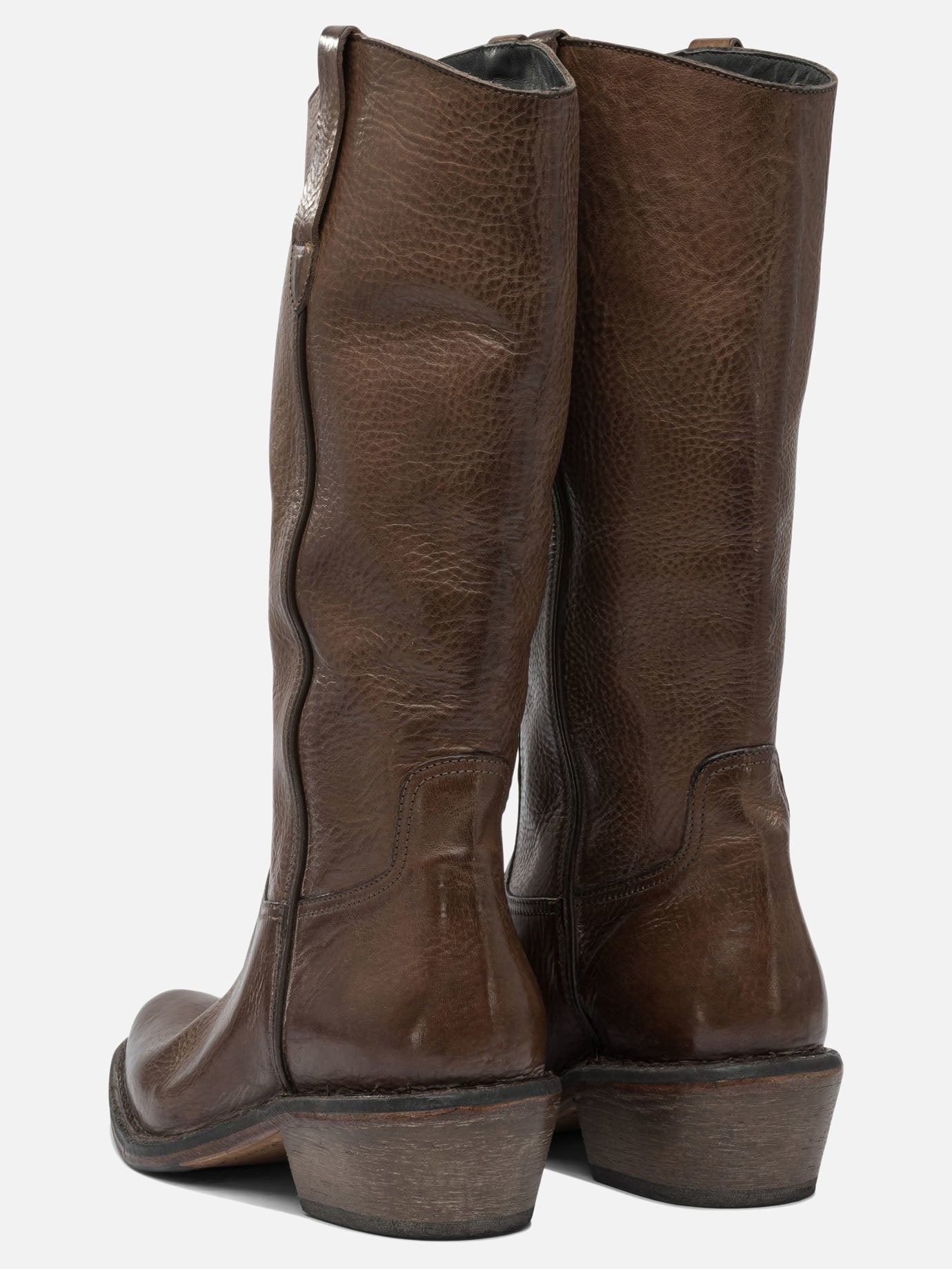 Cowboy 100% leather - 80% rubber 20% leather  Brown - Moma Women | PDP | VIETTI Online Store | Zoom-Modal_4

