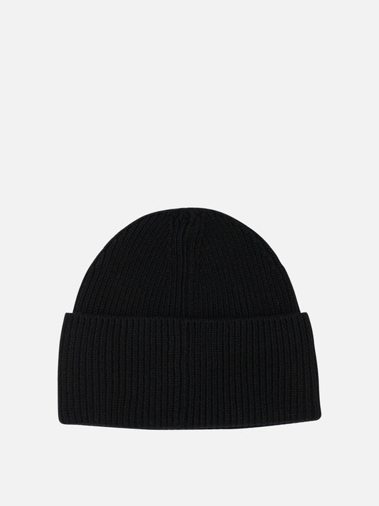 Beanies 100% virgin wool  Black - Moncler Men | PLP | VIETTI Online Store | 2

