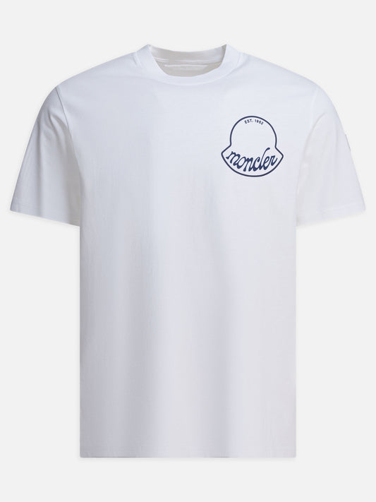 Crewneck t-shirts Logo  White - Moncler Women | PDP | VIETTI Online Store 
