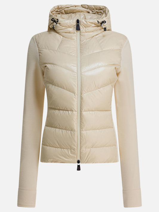 Full zip sweatshirts Logo  Beige - Moncler Grenoble Women | PDP | VIETTI Online Store 
