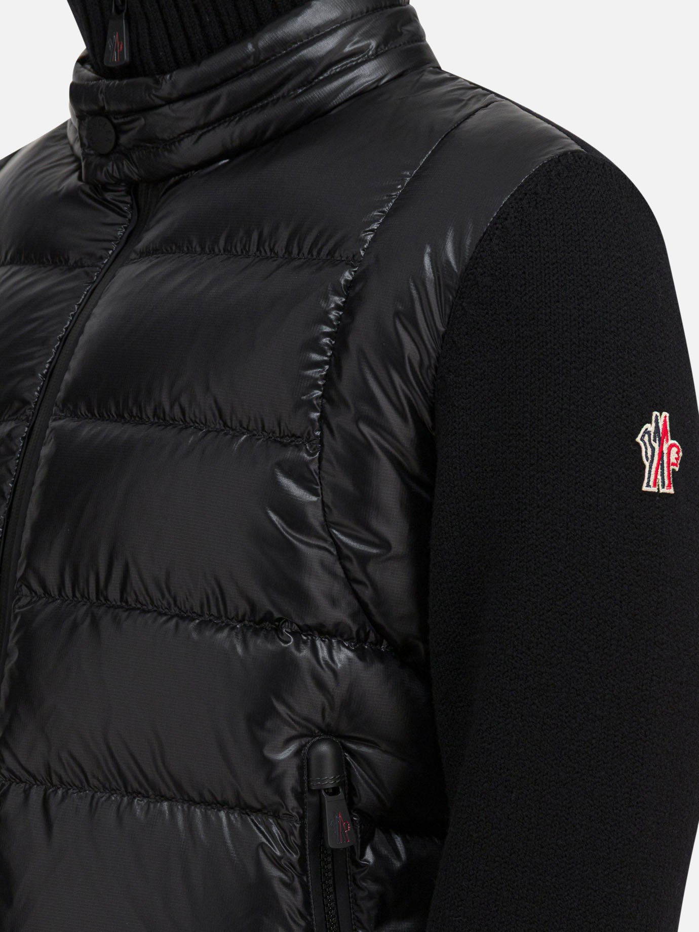 Quilted & Utility Jackets Logo  Black - Moncler Grenoble Men | PDP | VIETTI Online Store | thumbnail_4