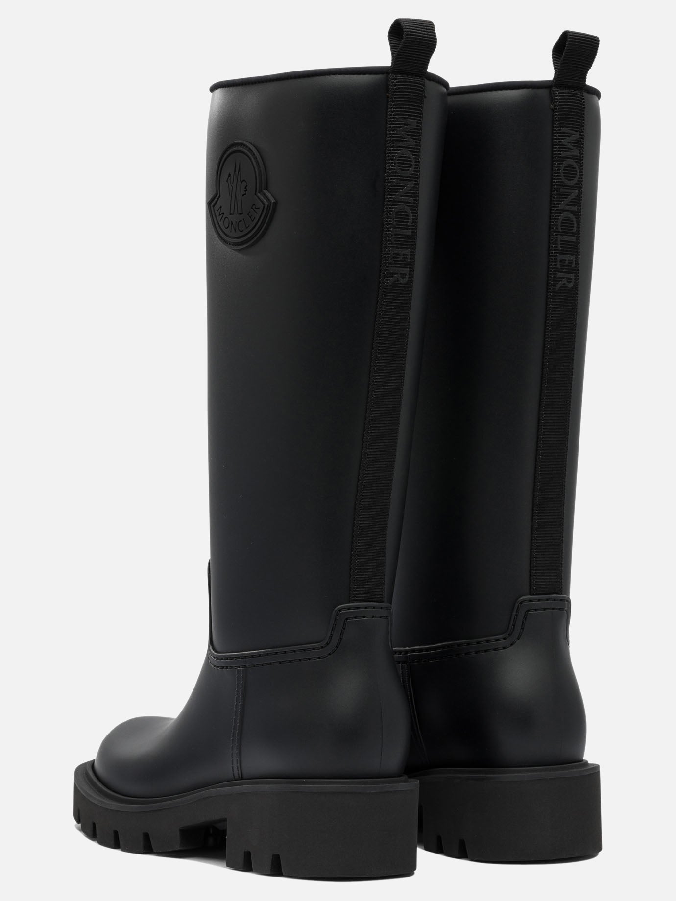 Rain boots 100% pvc - 100% rubber  Black - Moncler Women | PDP | VIETTI Online Store | thumbnail_4