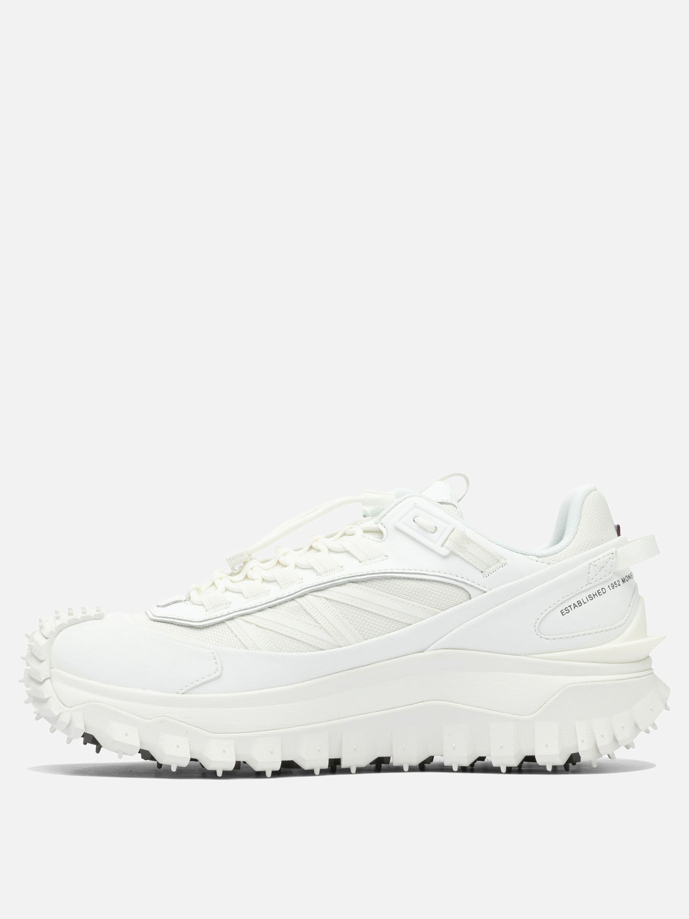 Low top sneakers 60% nylon 40% leather - 100% rubber  White - Moncler Men | PDP | VIETTI Online Store | thumbnail_3
