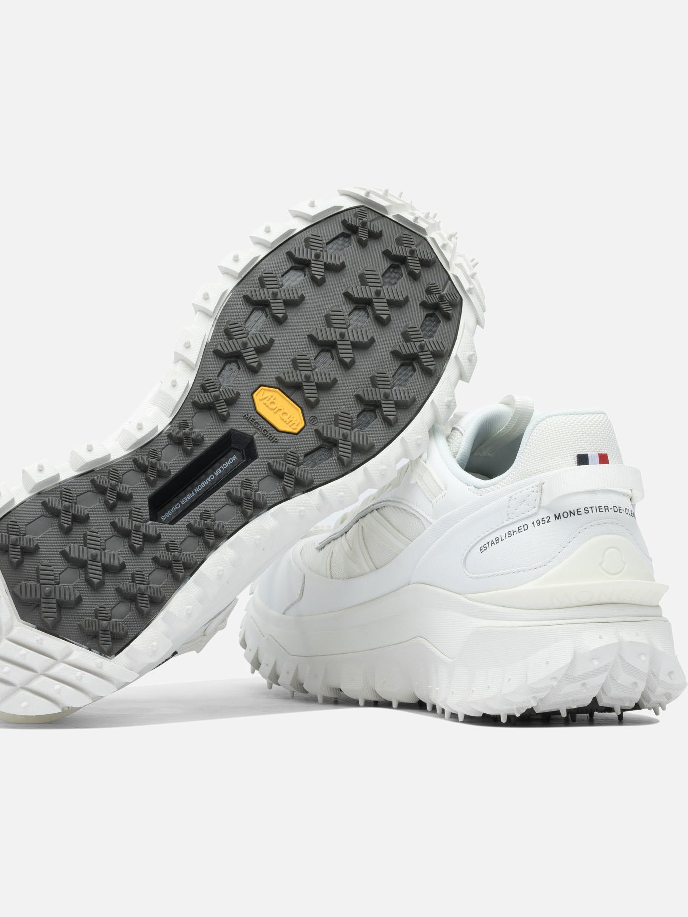Low top sneakers 60% nylon 40% leather - 100% rubber  White - Moncler Men | PDP | VIETTI Online Store | Zoom-Modal_5
