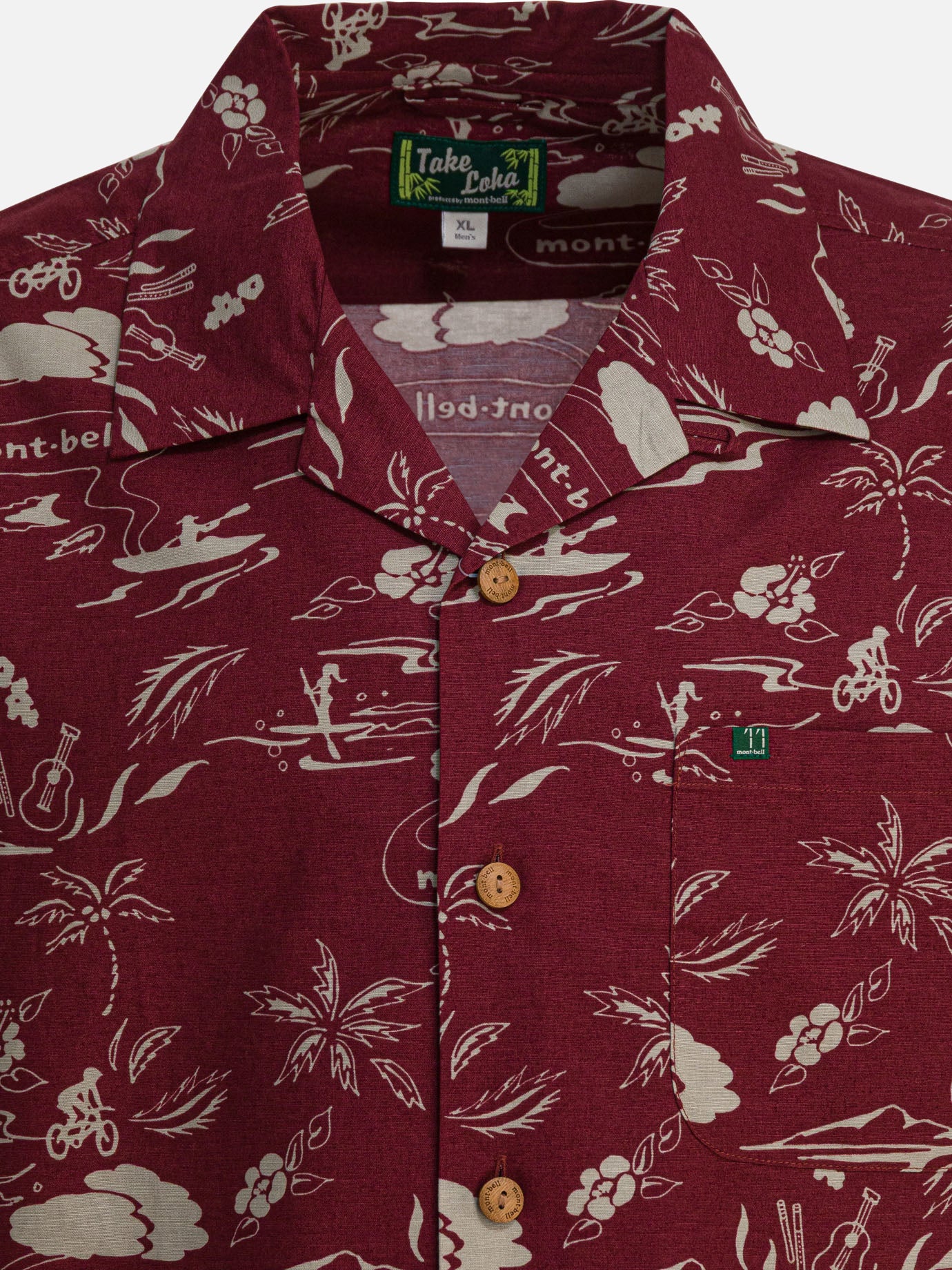 Casual shirts Print  Bordeaux - Montbell Men | PDP | VIETTI Online Store | thumbnail_3