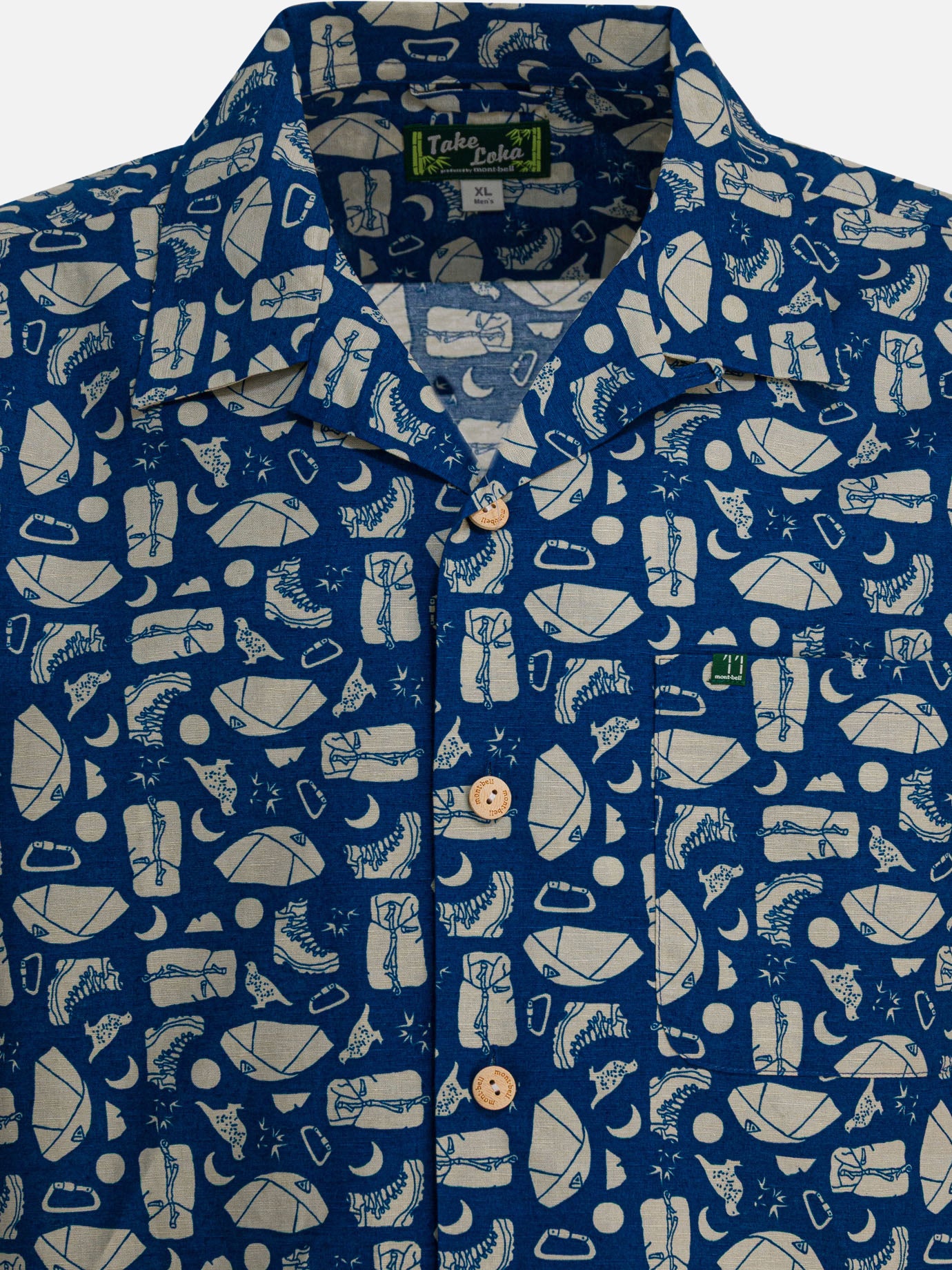 Casual shirts Print  Blue - Montbell Men | PDP | VIETTI Online Store | thumbnail_3