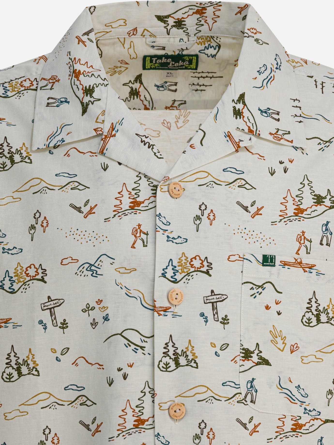Casual shirts Print  Beige - Montbell Men | PDP | VIETTI Online Store | thumbnail_3
