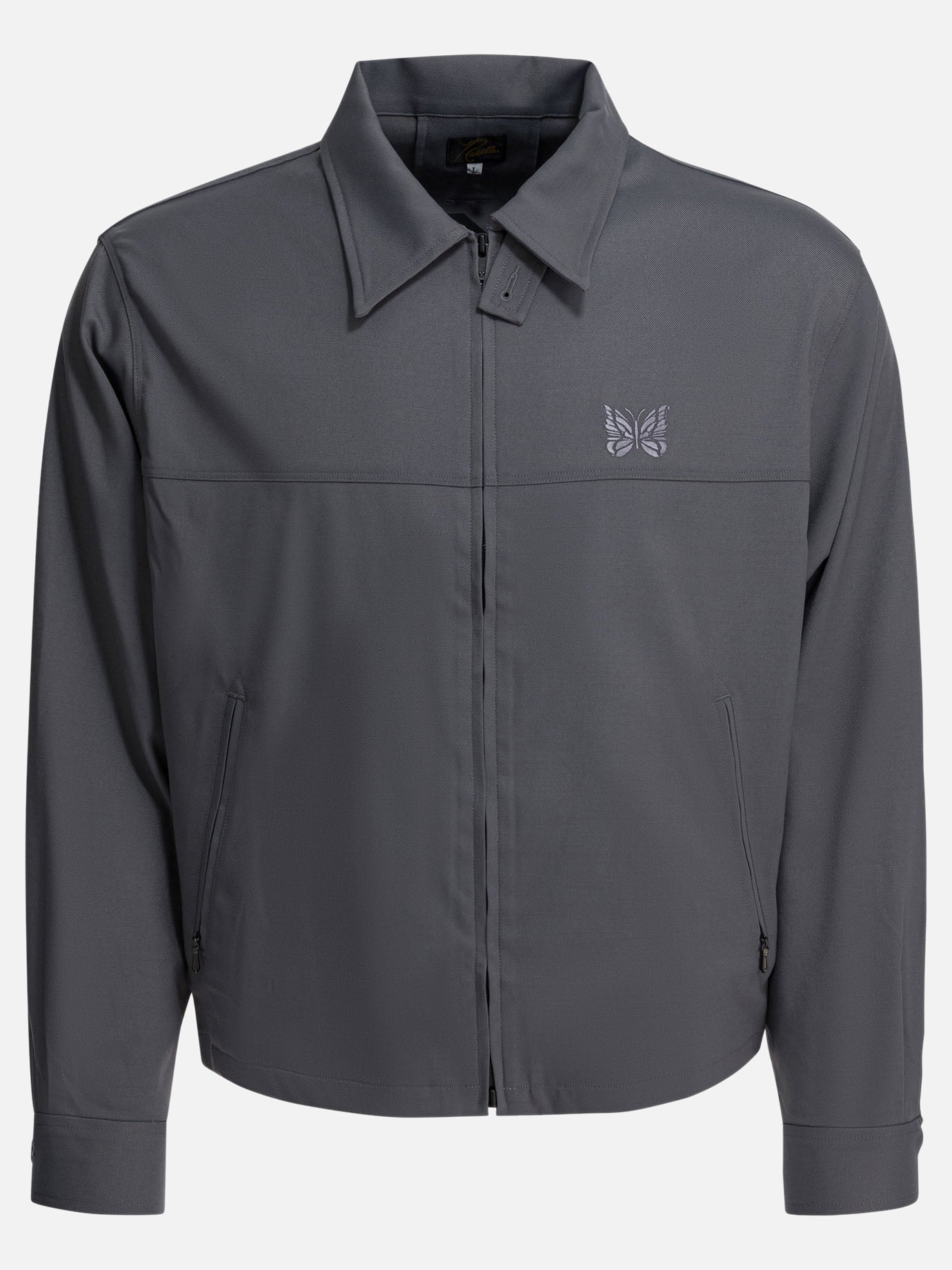 Overshirt jackets Solid colour  Grey - Needles Men | PDP | VIETTI Online Store | Zoom-Modal
