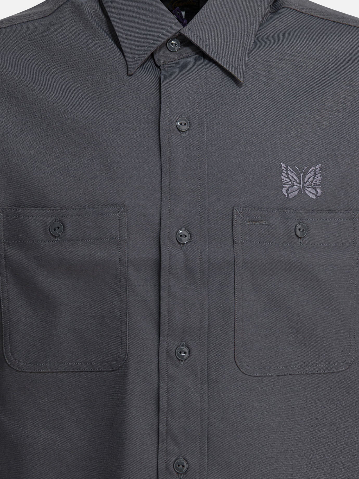 Casual shirts Logo  Grey - Needles Men | PDP | VIETTI Online Store | Zoom-Modal_3
