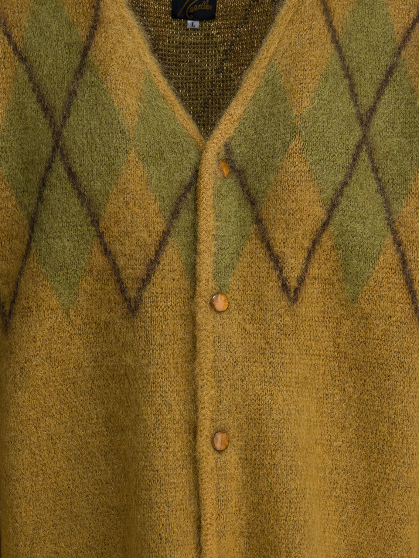 Cardigans Argyle  Yellow - Needles Men | PDP | VIETTI Online Store | thumbnail_3