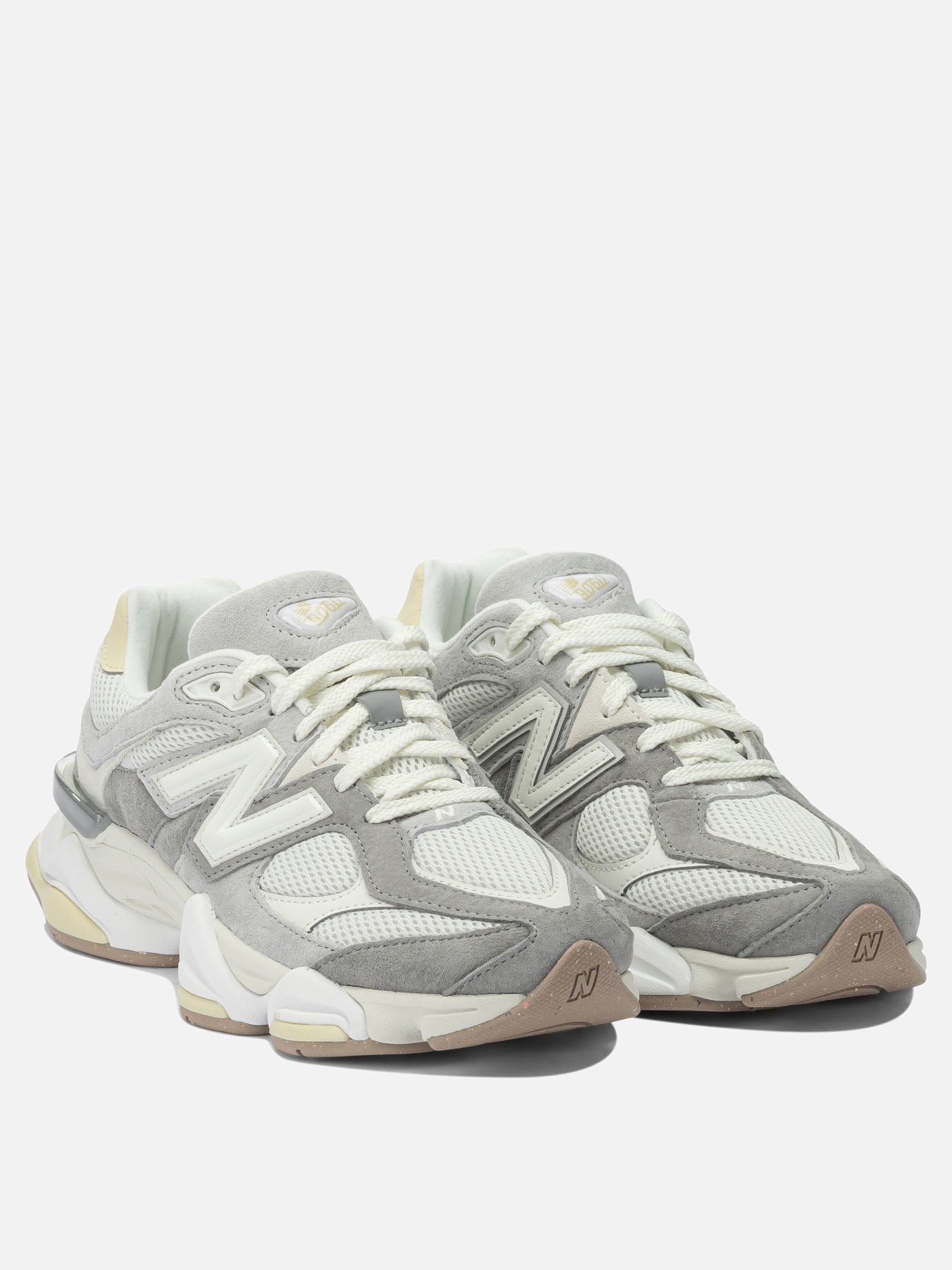 Low top sneakers 100% fabric - 100% leather - 100% rubber  Grey - New Balance Men | PDP | VIETTI Online Store | Zoom-Modal_2
