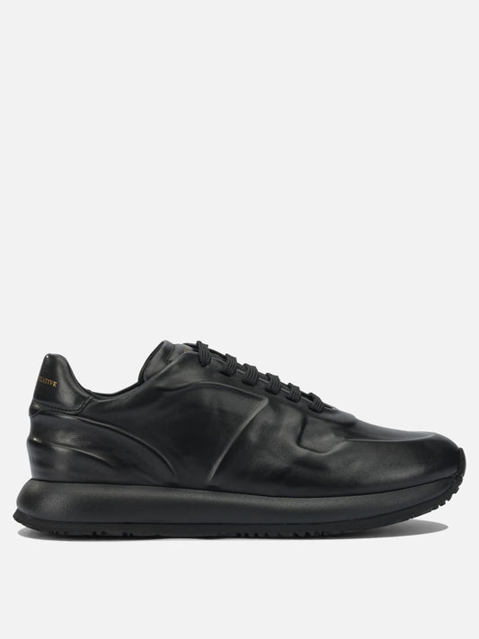 Low top sneakers 100% leather - 100% rubber  Black - Officine Creative Men | PDP | VIETTI Online Store 
