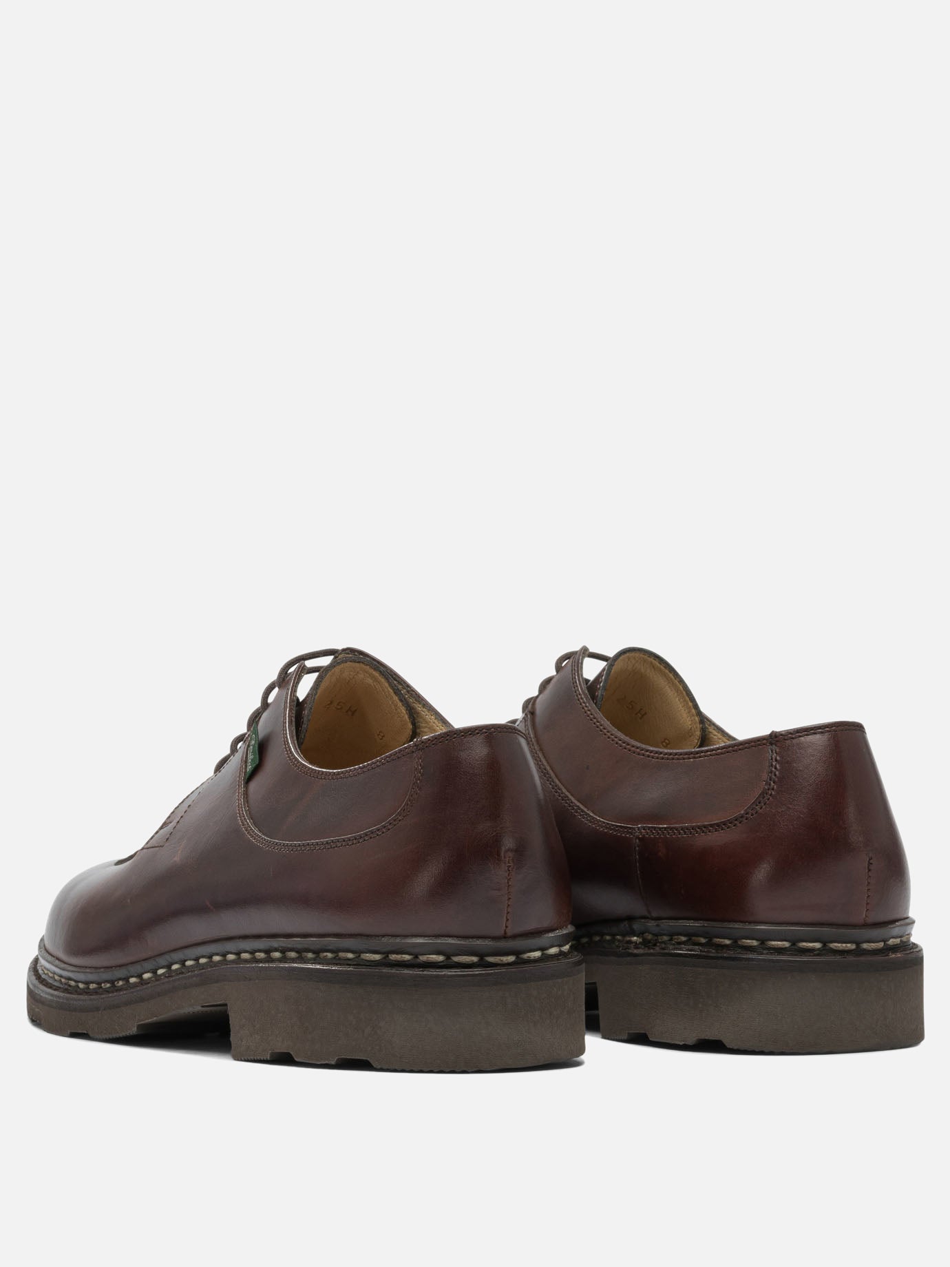 Derby 100% leather - 100% rubber  Brown - Paraboot Men | PDP | VIETTI Online Store | thumbnail_4